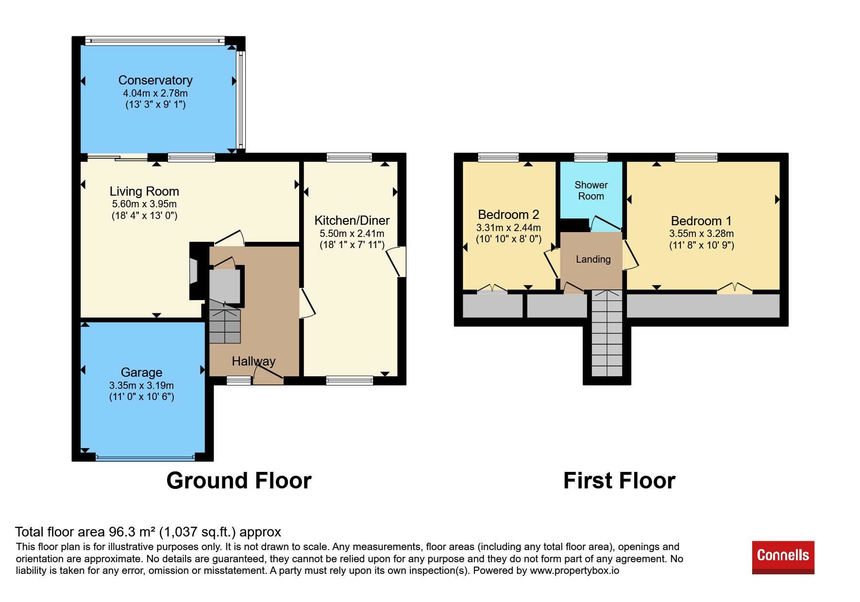 18, Barker Close, RUSHDEN floorplan