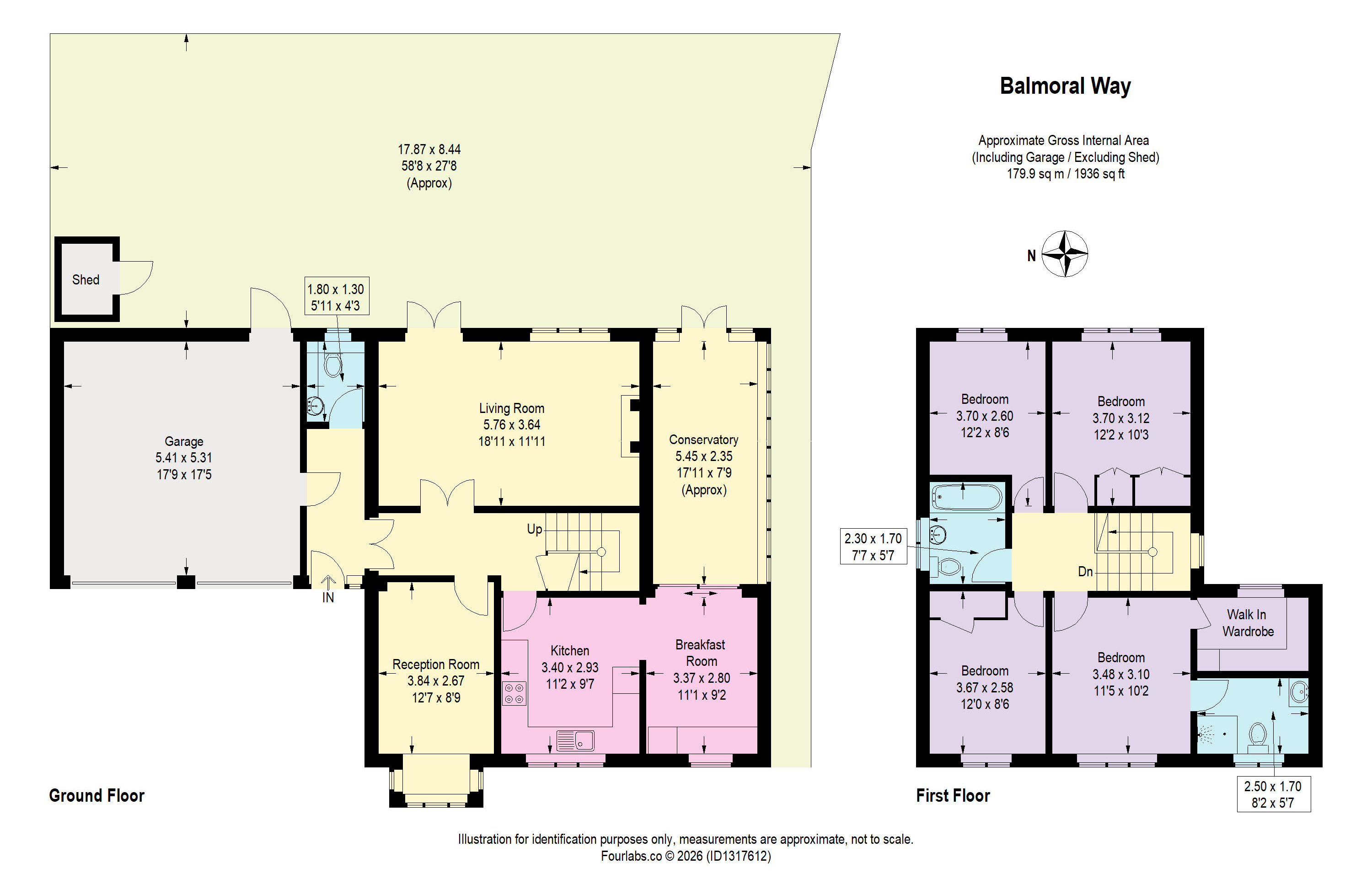 21, Balmoral Way, Sutton floorplan