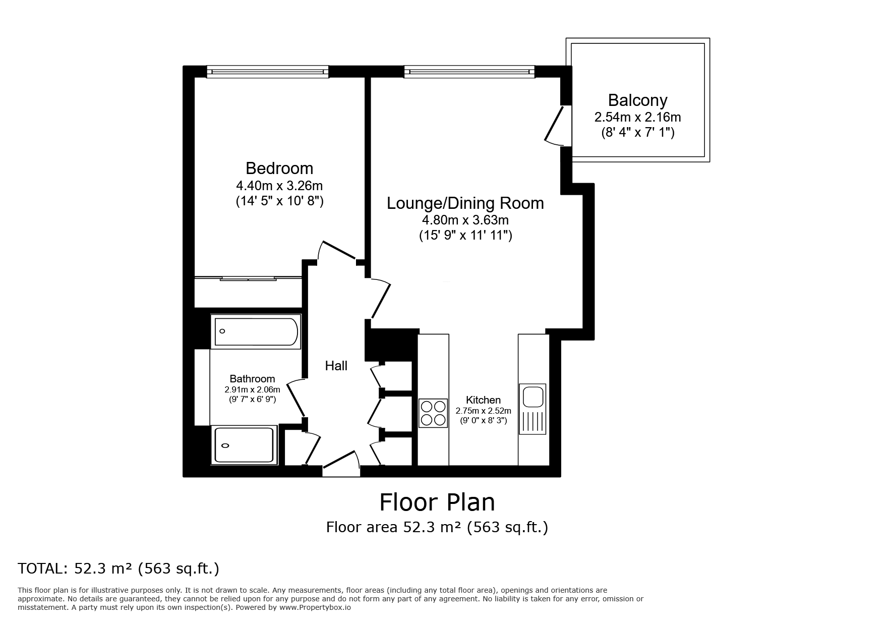 53 Ossel Court, 13, Telegraph Avenue, Greenwich floorplan