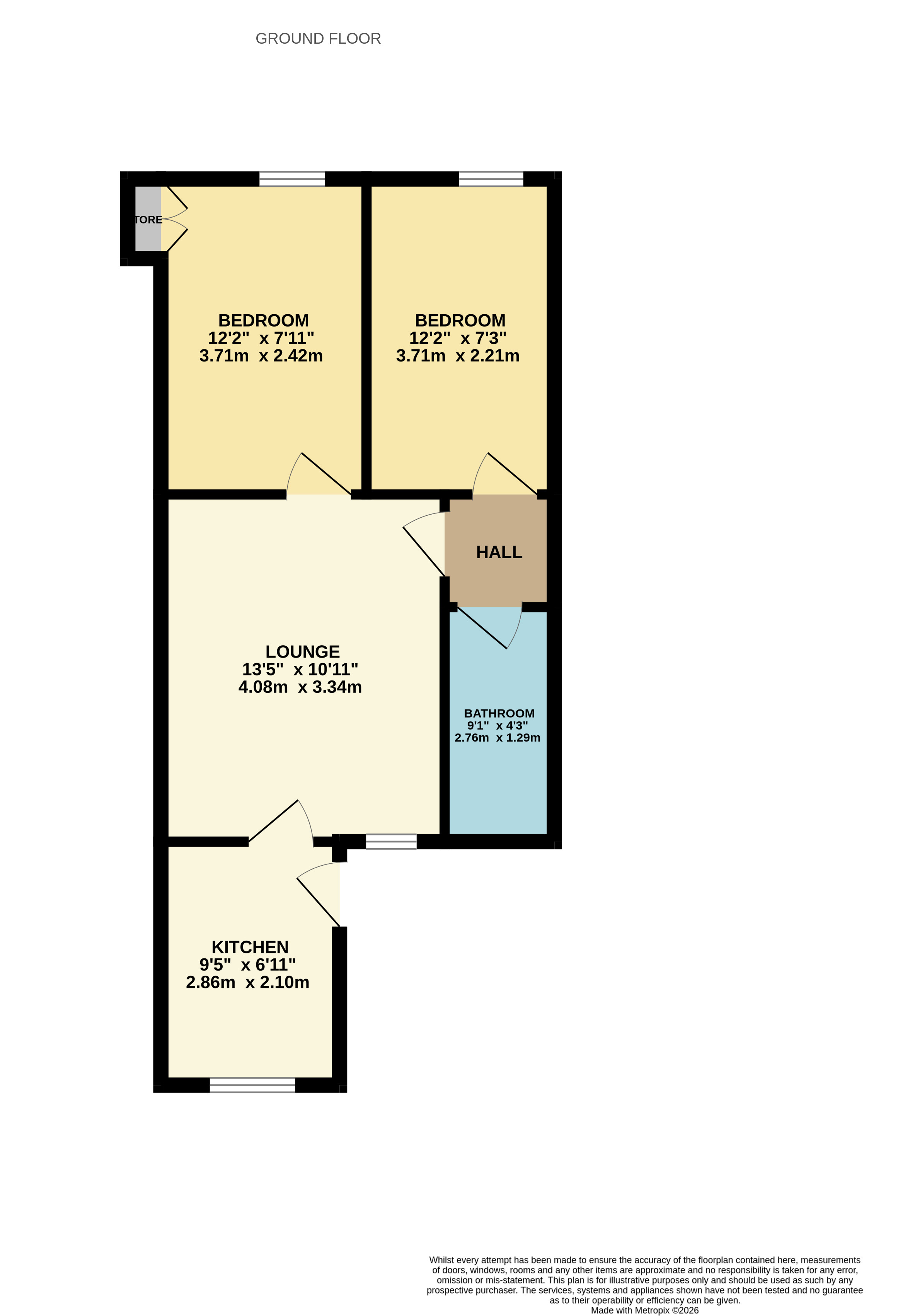 Leven Road, Leven floorplan