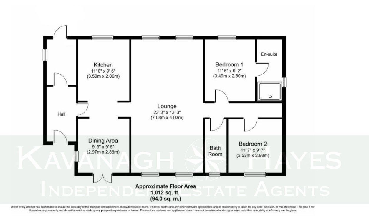 Mill Cottage, Bedford Bank, Welney floorplan