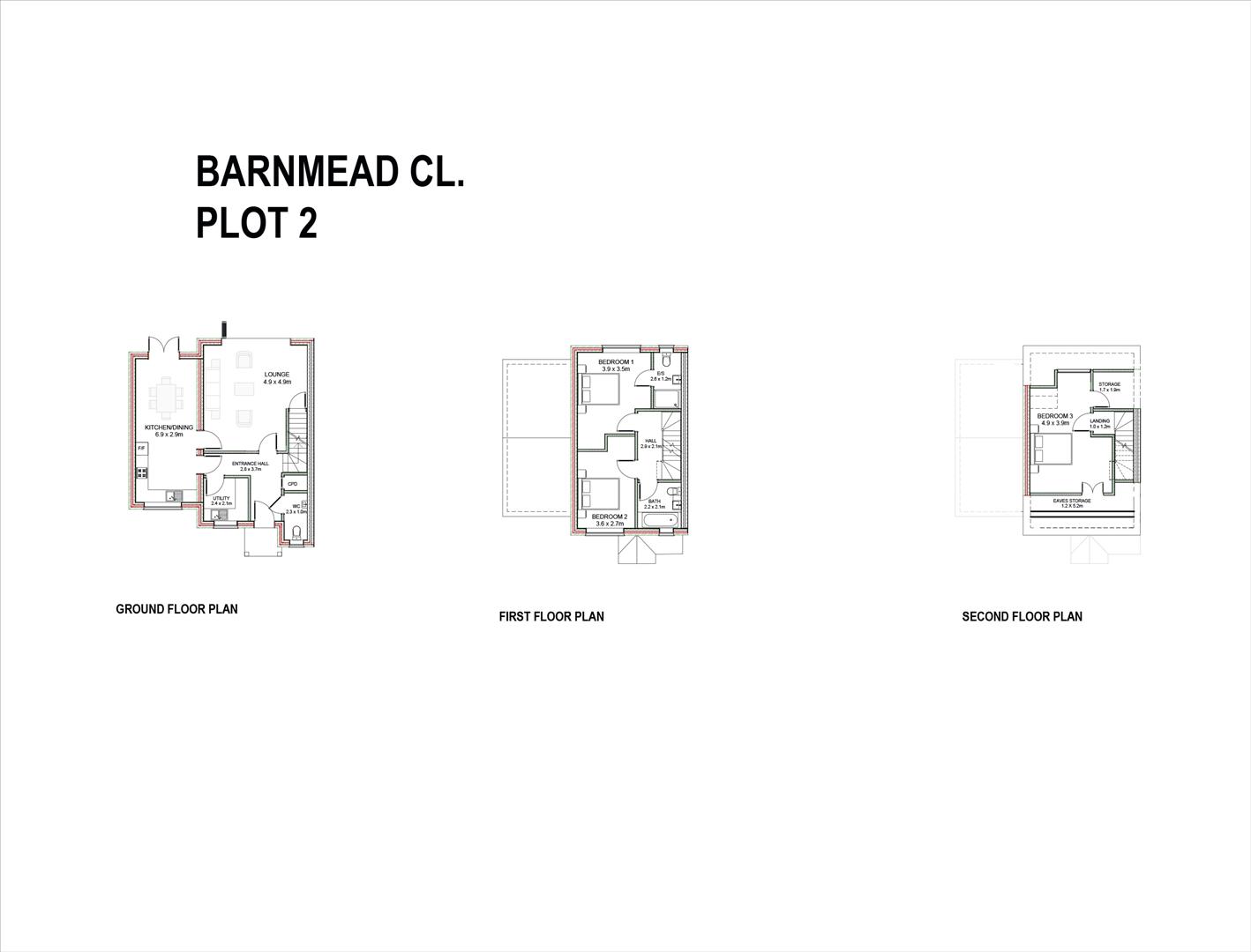 Plot 2, Barnmead Close, Start Hill, Bishop's Stortford floorplan