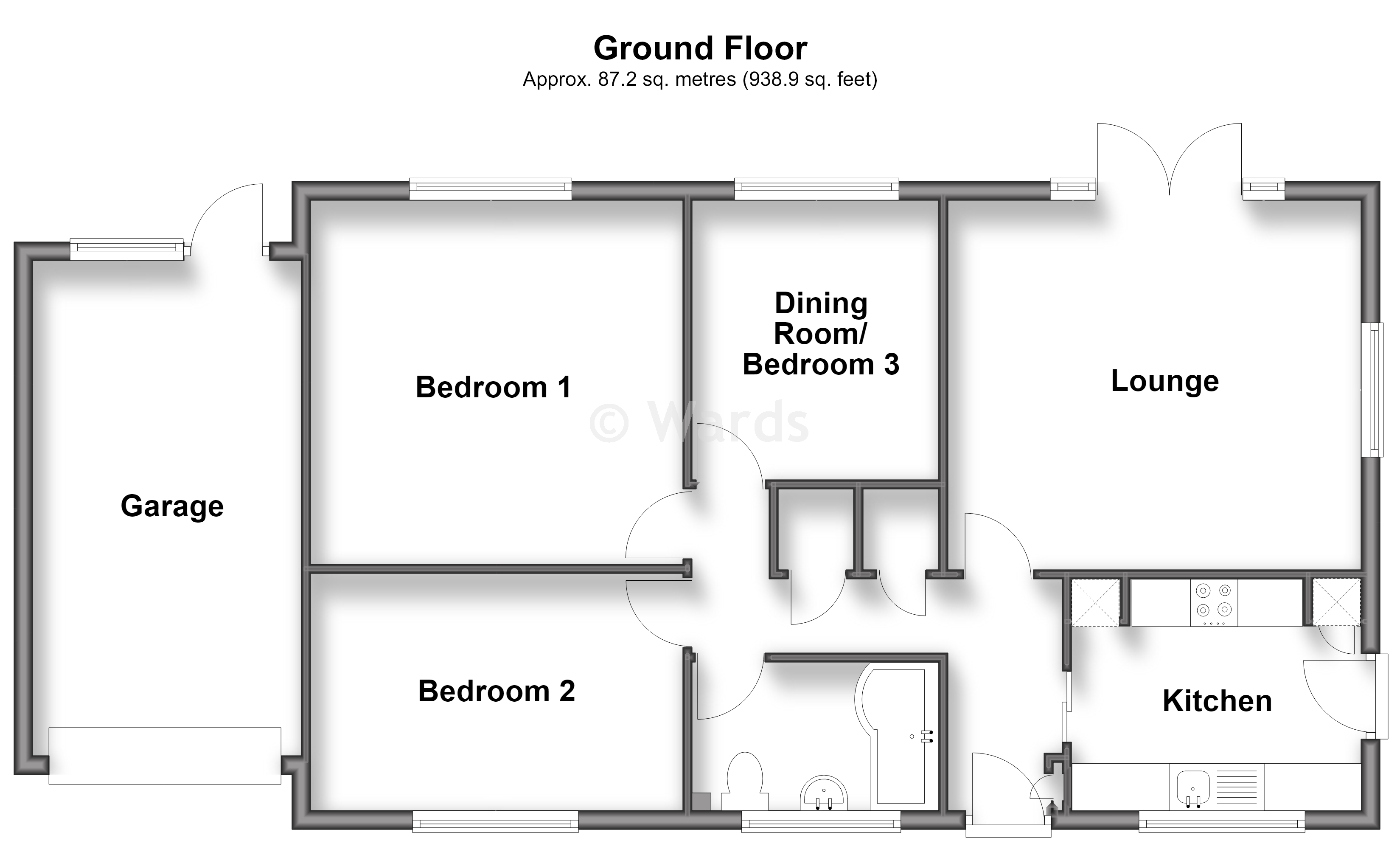 58, St. Andrew's Gardens, Dover floorplan