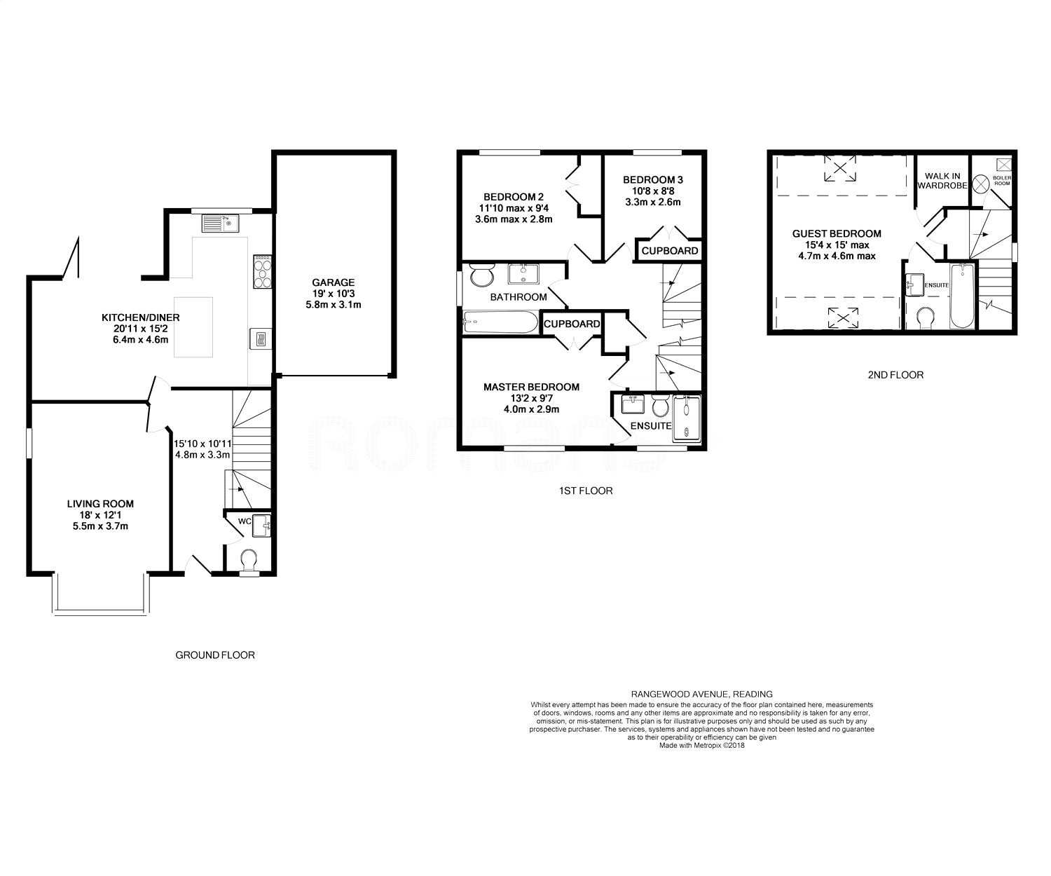 4 Bedrooms Detached house for sale in Rangewood Avenue, Reading, Berkshire RG30