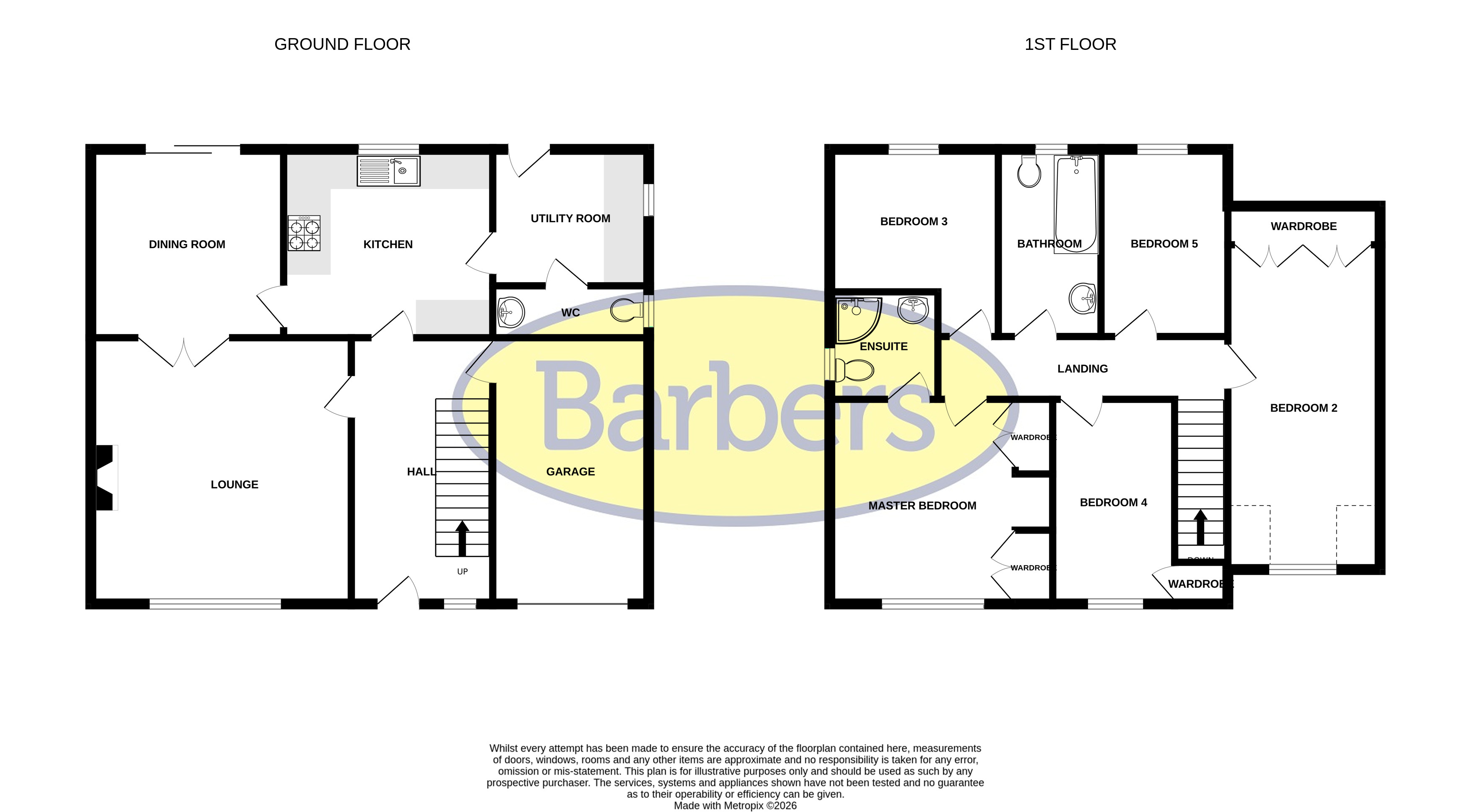 Marlins Brook, 17, St Alkmunds Meadows, Whitchurch floorplan