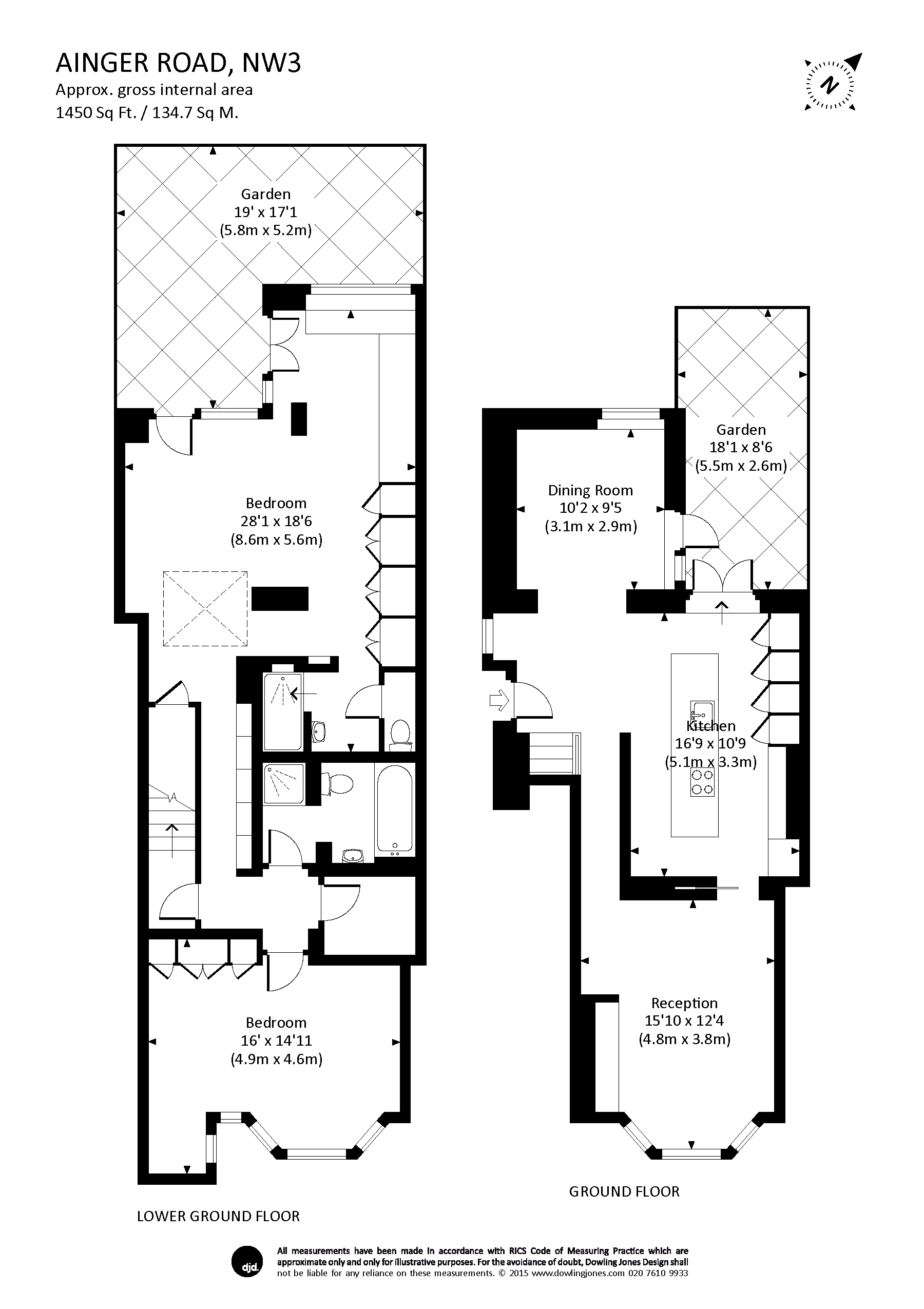 2 Bedrooms  to rent in Ainger Road, Primrose Hill NW3