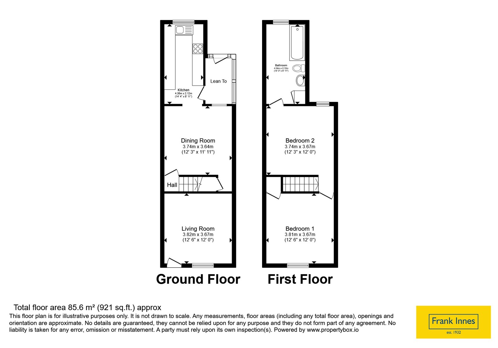 64, Station Road, Derbyshire floorplan