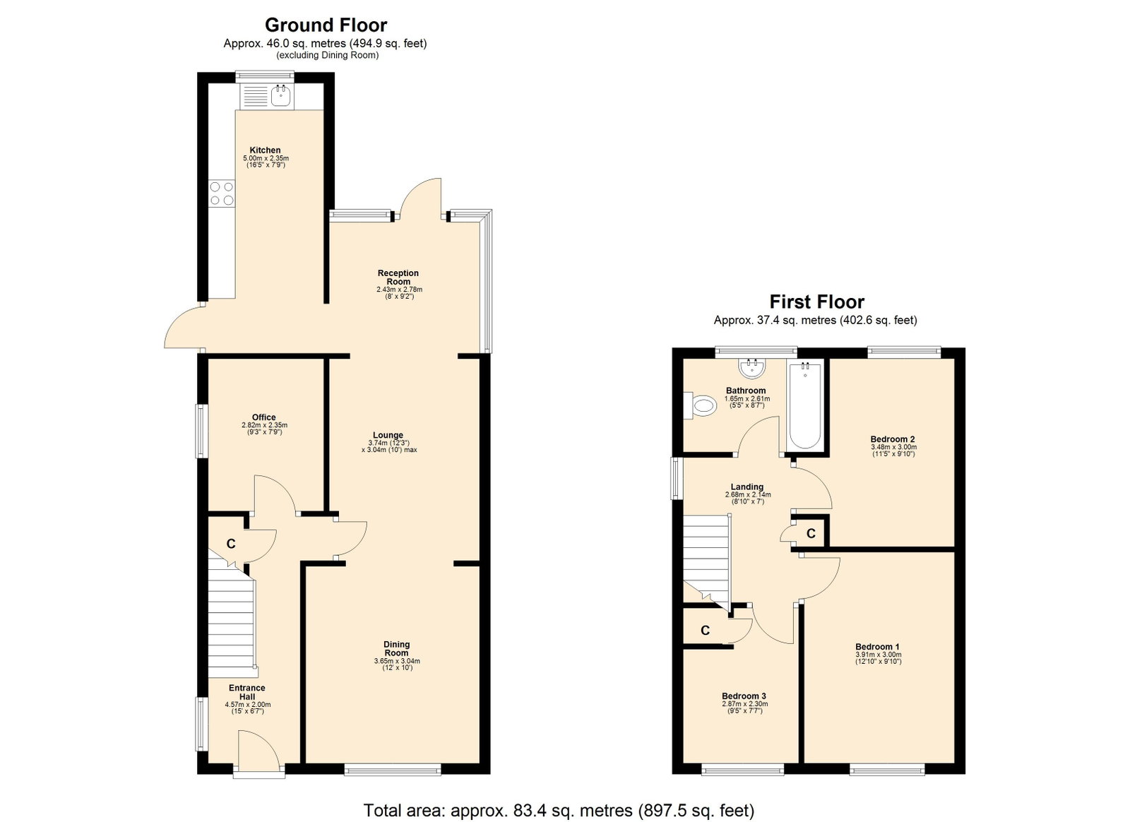 1, Holly Close, Ormskirk floorplan