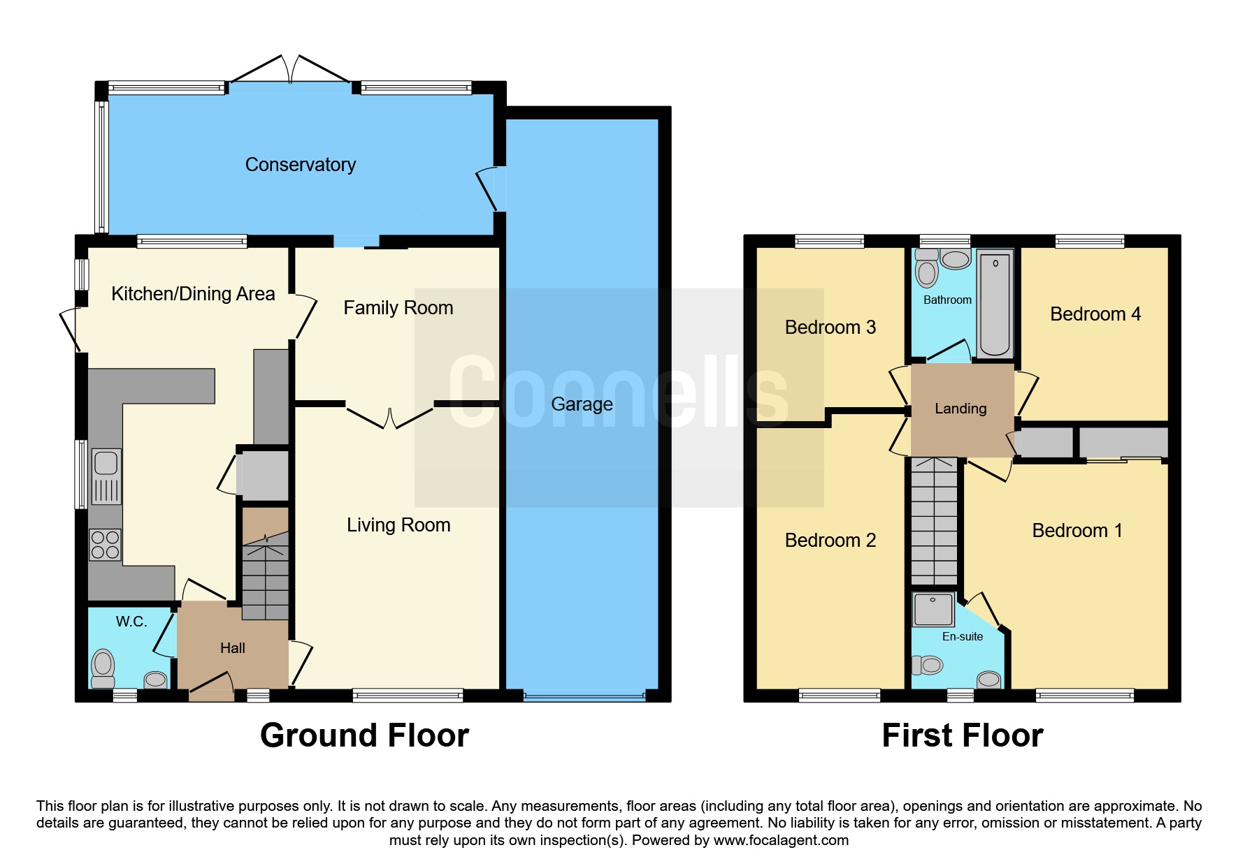 6, Horndean Close, Crawley floorplan