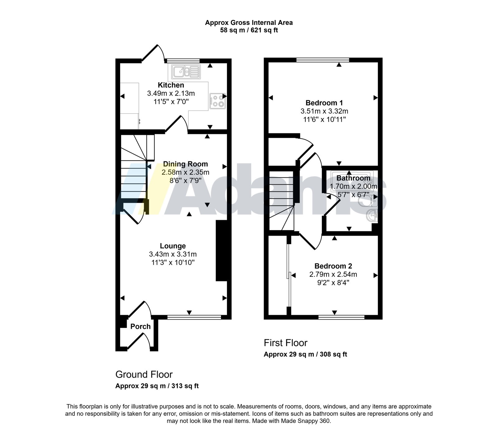 Chidlow Close, Widnes floorplan