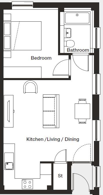 Apartment 8, Pilgrim House, High Street, Billericay floorplan