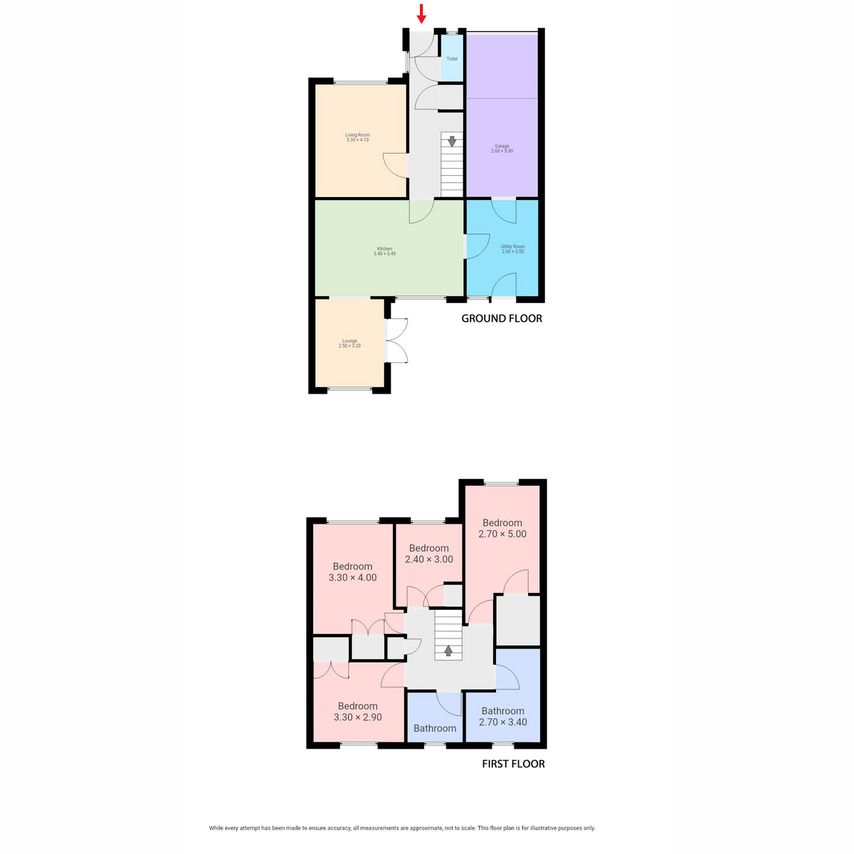 30, Woodburn Way, Glasgow floorplan