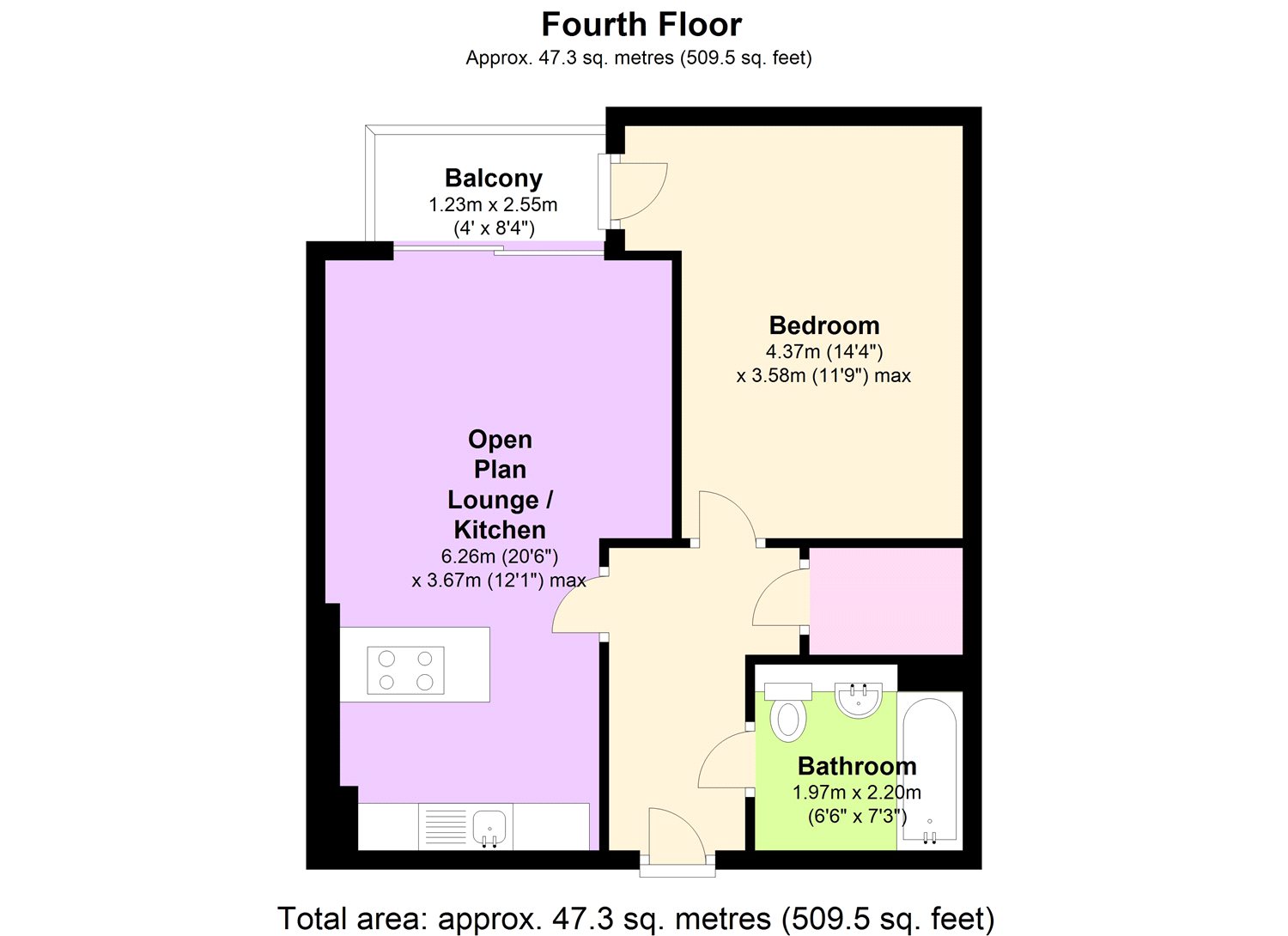 12, Atrium Heights, Deptford floorplan