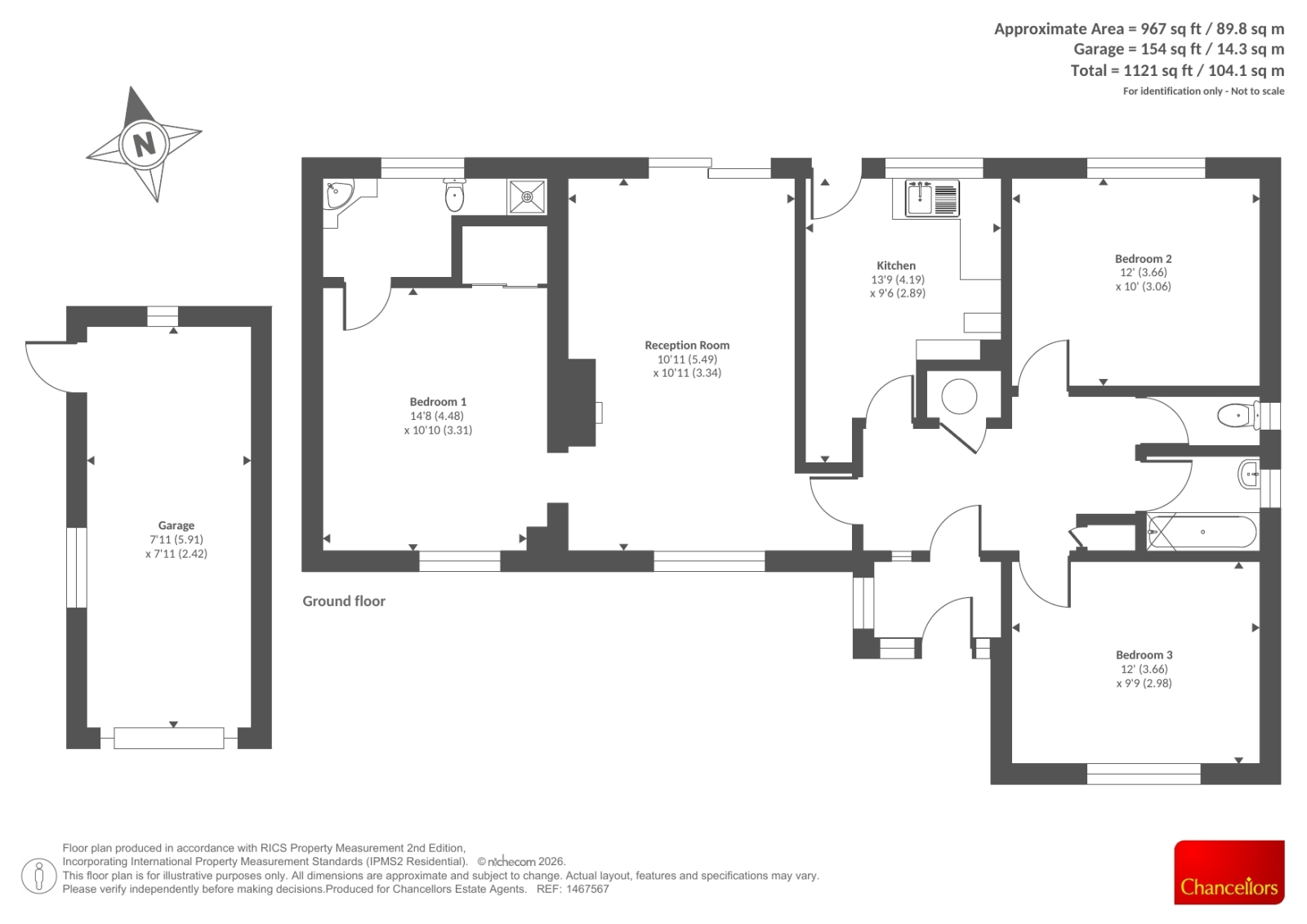 1 CARY CLOSE, Newbury, Newbury floorplan