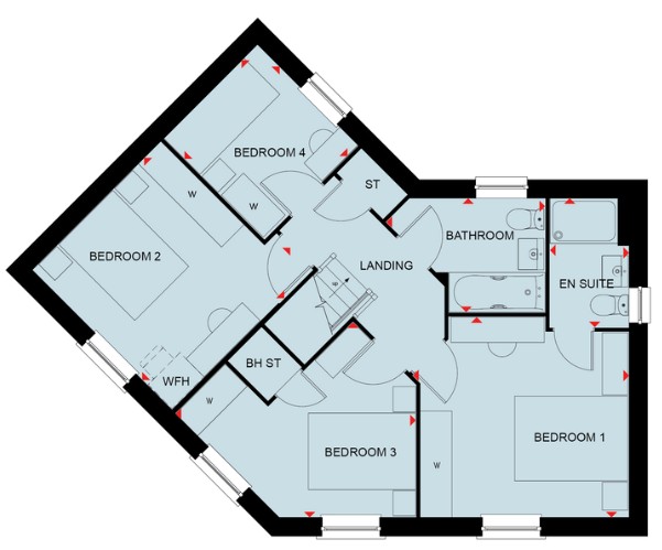 H8464156, Stonebridge Lane, Warsop, Mansfield floorplan