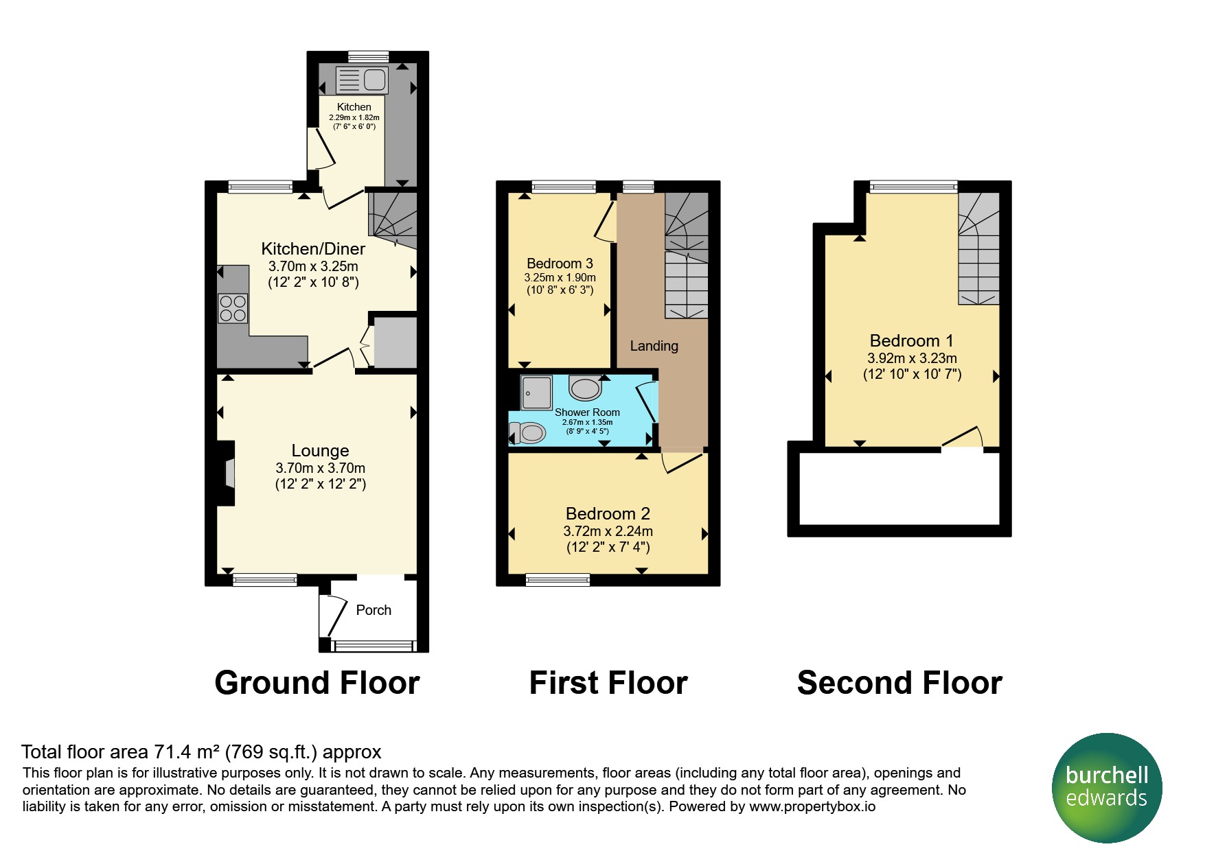 266, Belper Road, Ilkeston floorplan