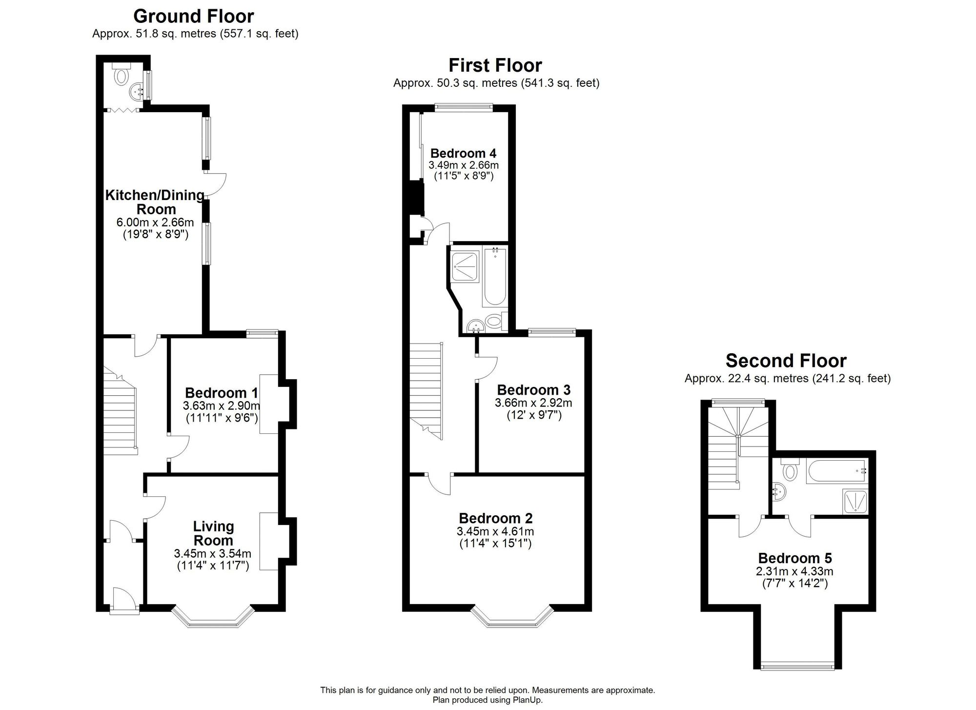74 Athelstan Road, Exeter floorplan