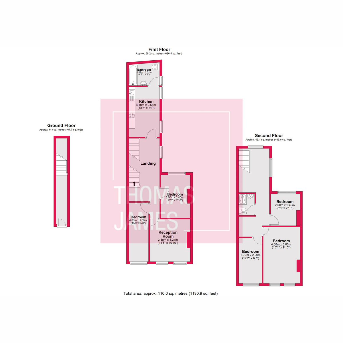 414, Hornsey Road, London floorplan