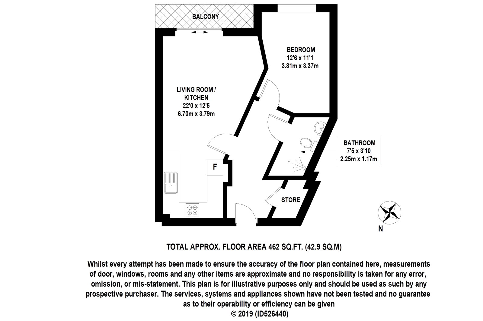 1 Bedrooms Flat for sale in Raphael House, 250 High Road, Ilford IG1