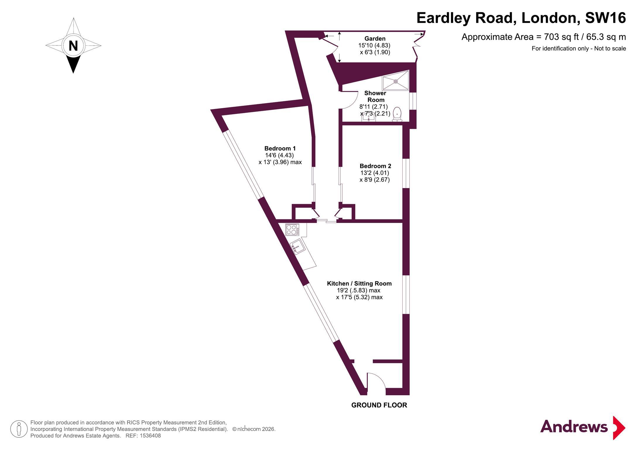 Eardley Road, London floorplan