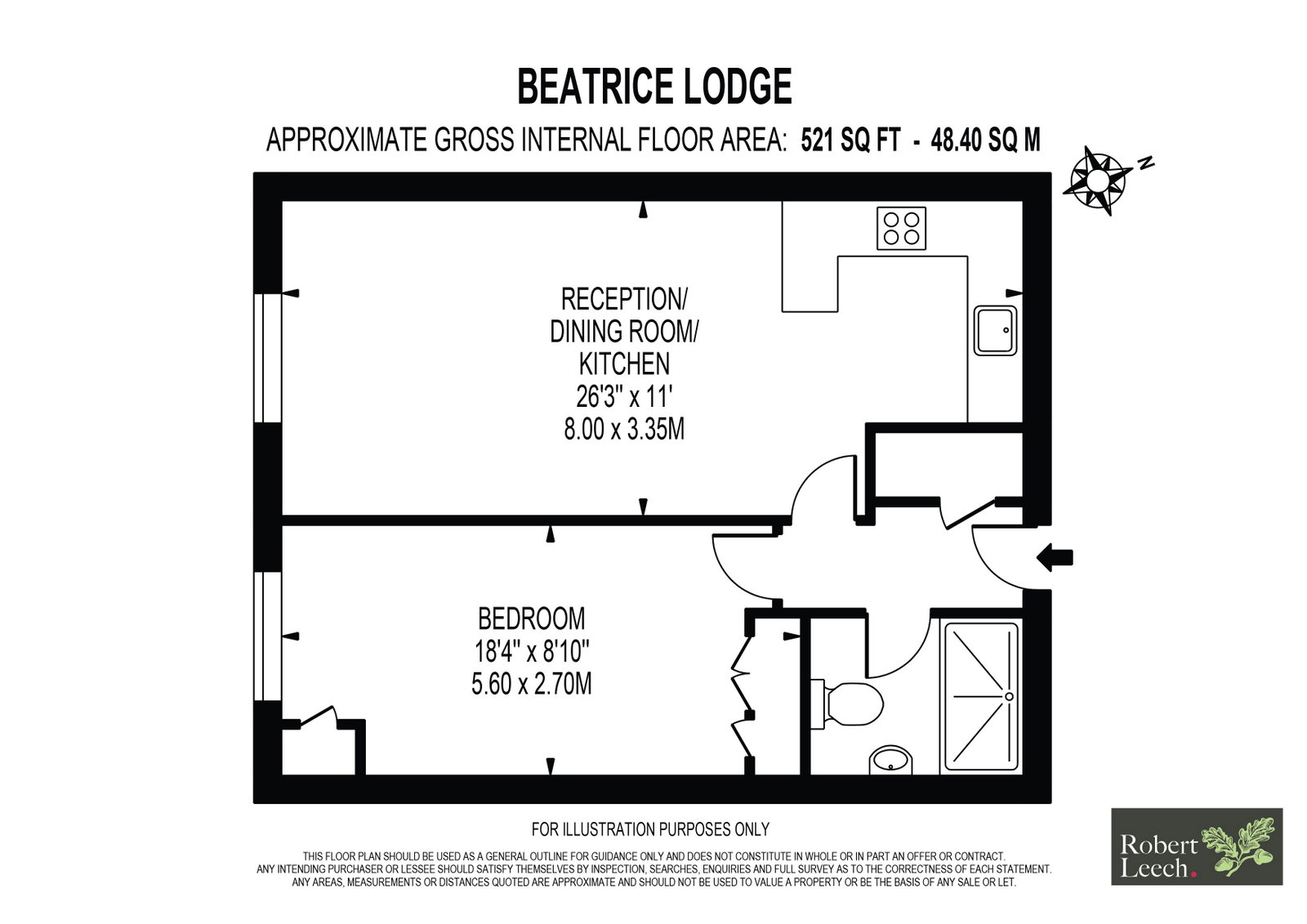 22, Beatrice Lodge, Oxted floorplan