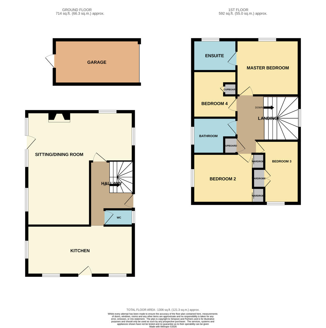 Woodbrook, Huntingdon floorplan