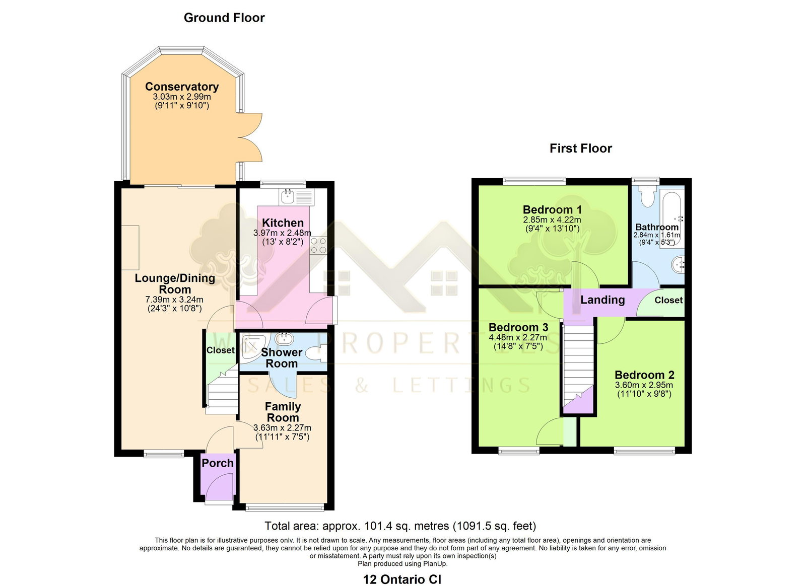 12, Ontario Close, Blackburn floorplan