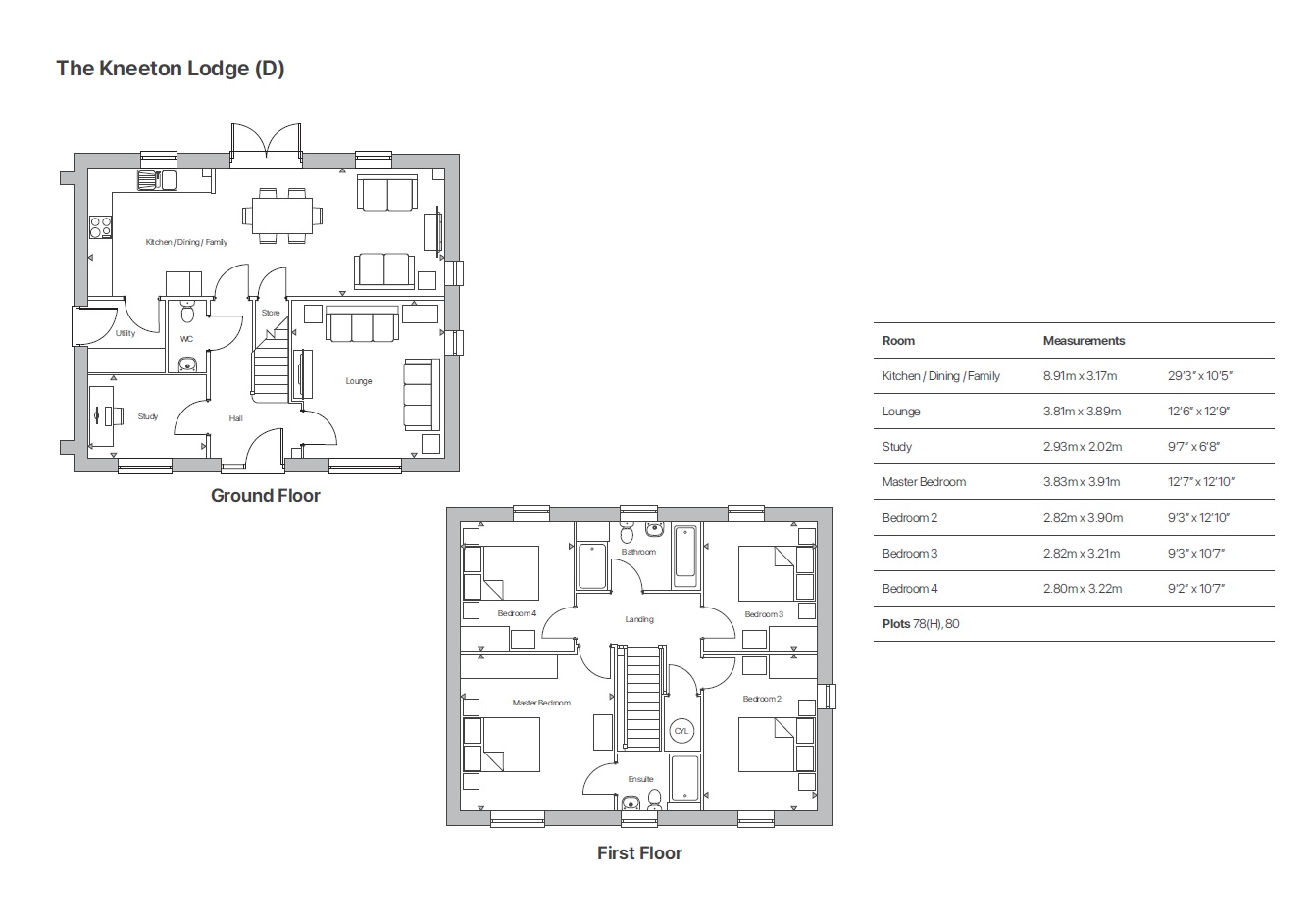 Butt Lane, Nottingham floorplan