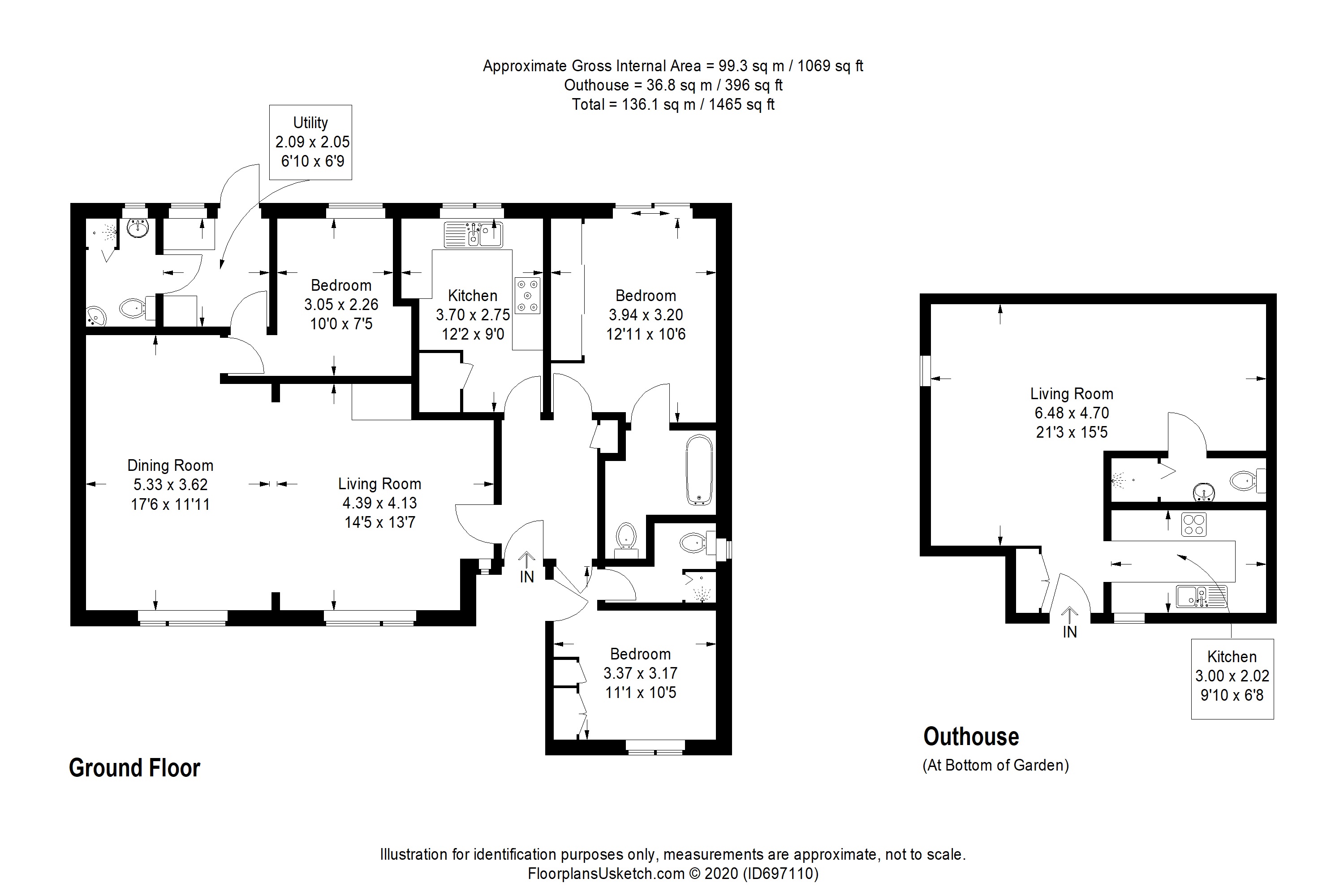 Walton Road, West Molesey floorplan
