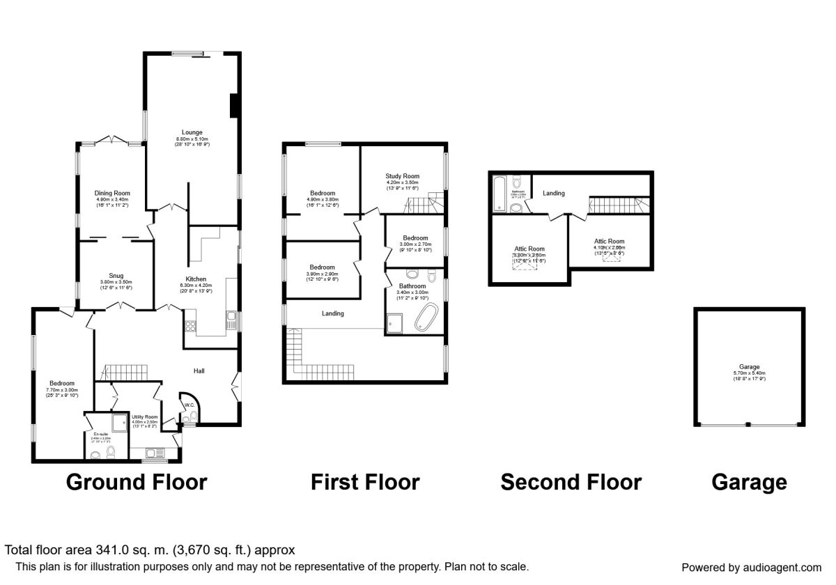 6 bed detached house for sale in Carnoustie, Usworth, Washington NE37