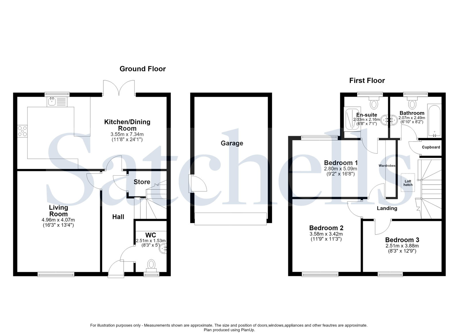 Plot 6,Brook Farm, High Street, Sandy floorplan