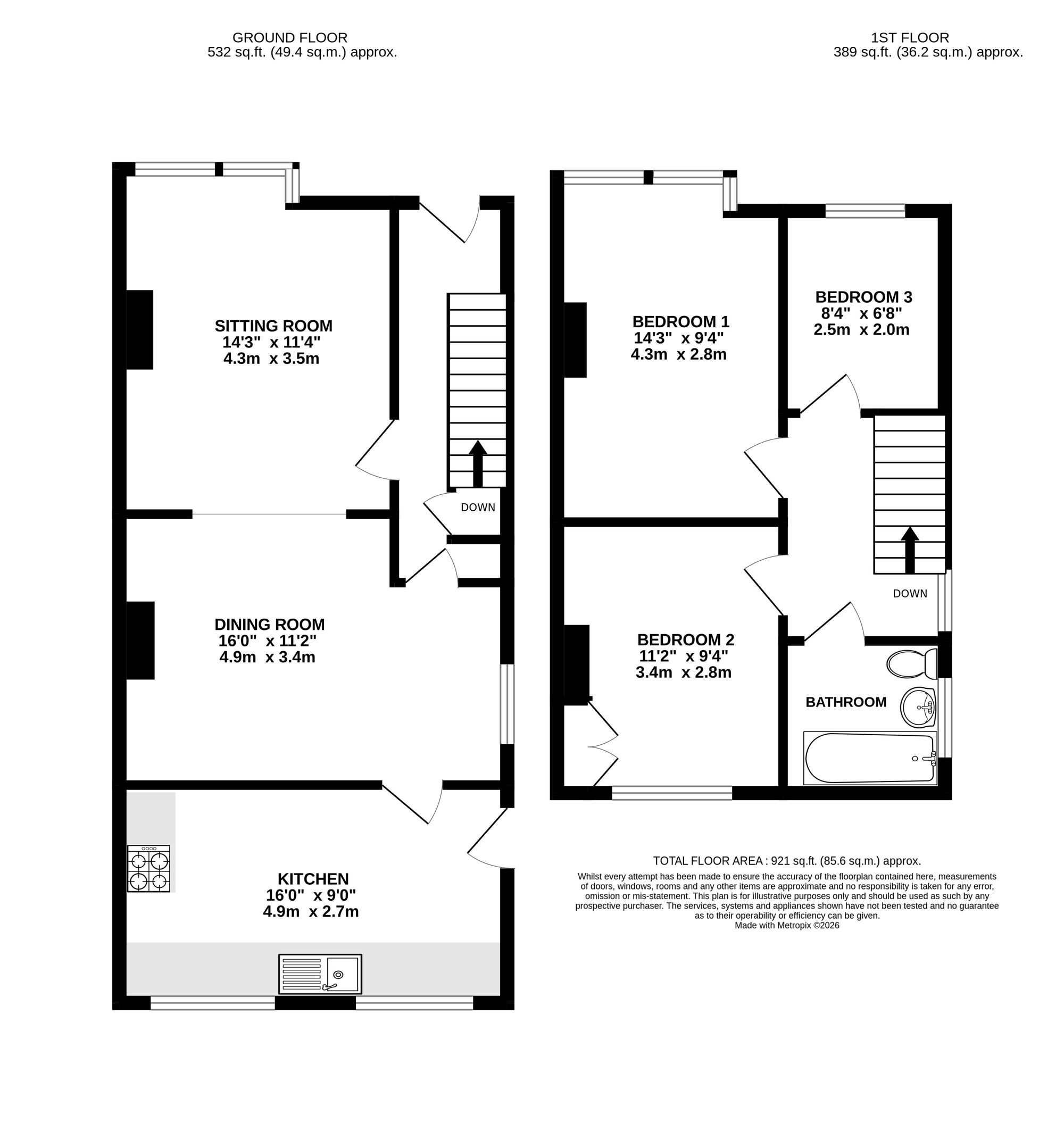 397 Corporation Road, Newport floorplan