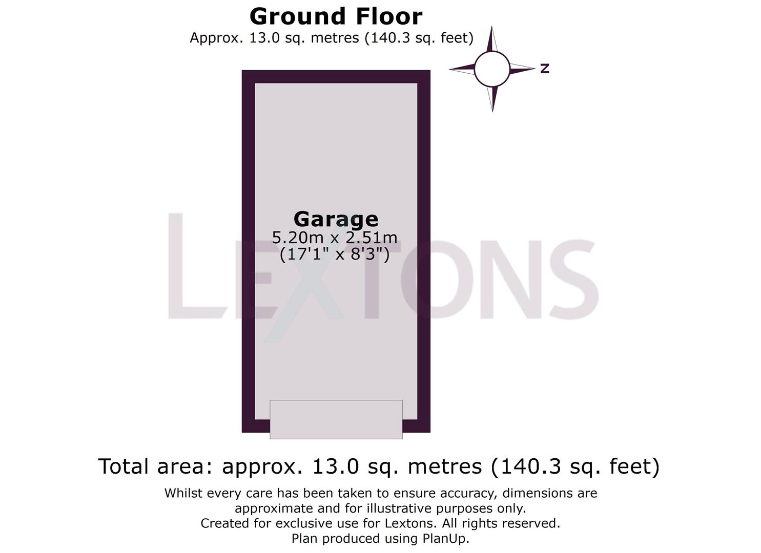 Garage 6, 21, Palmeira Avenue, Hove floorplan