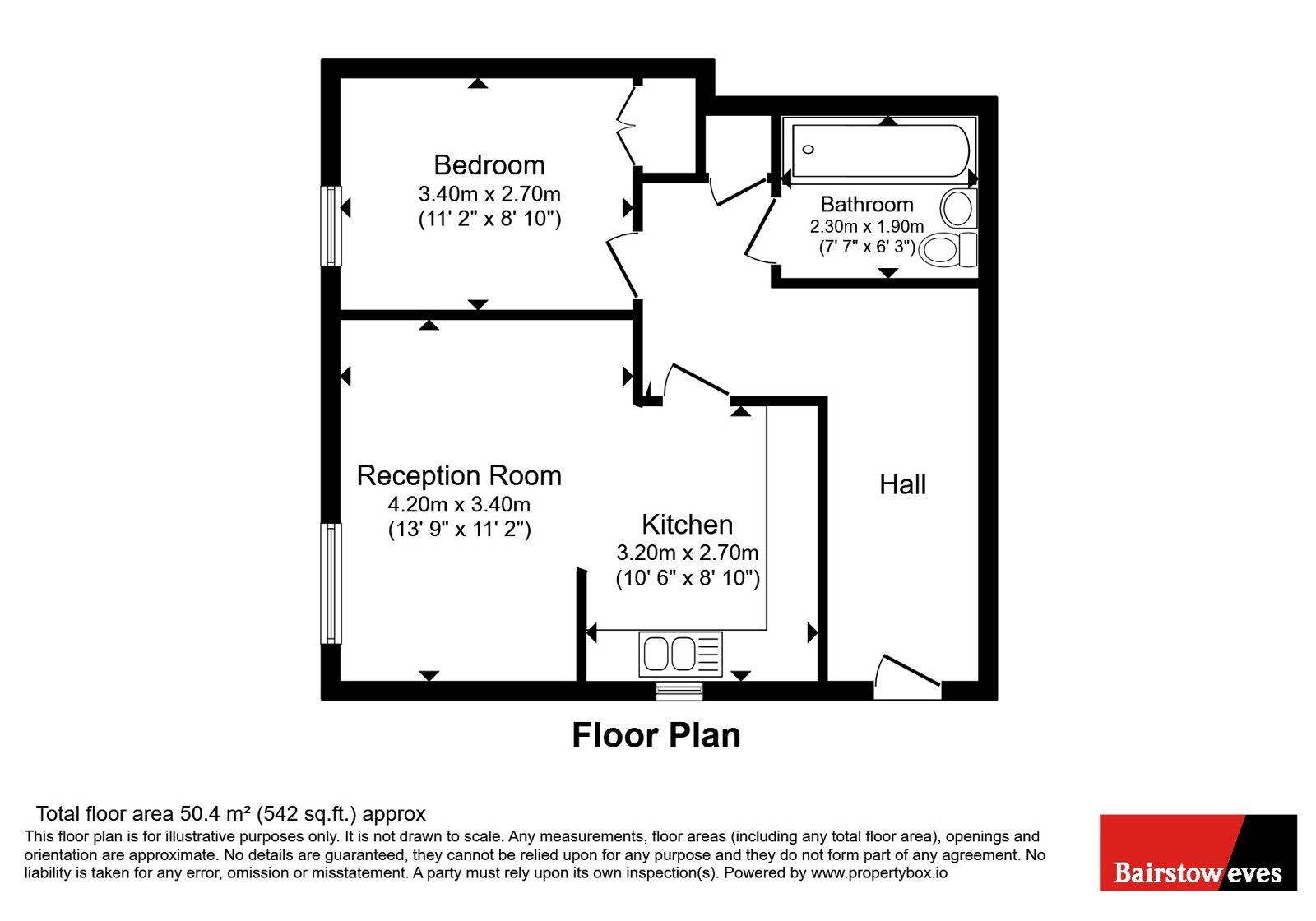 Flat 8, Runcie Court,, New Mossford Way, Ilford floorplan