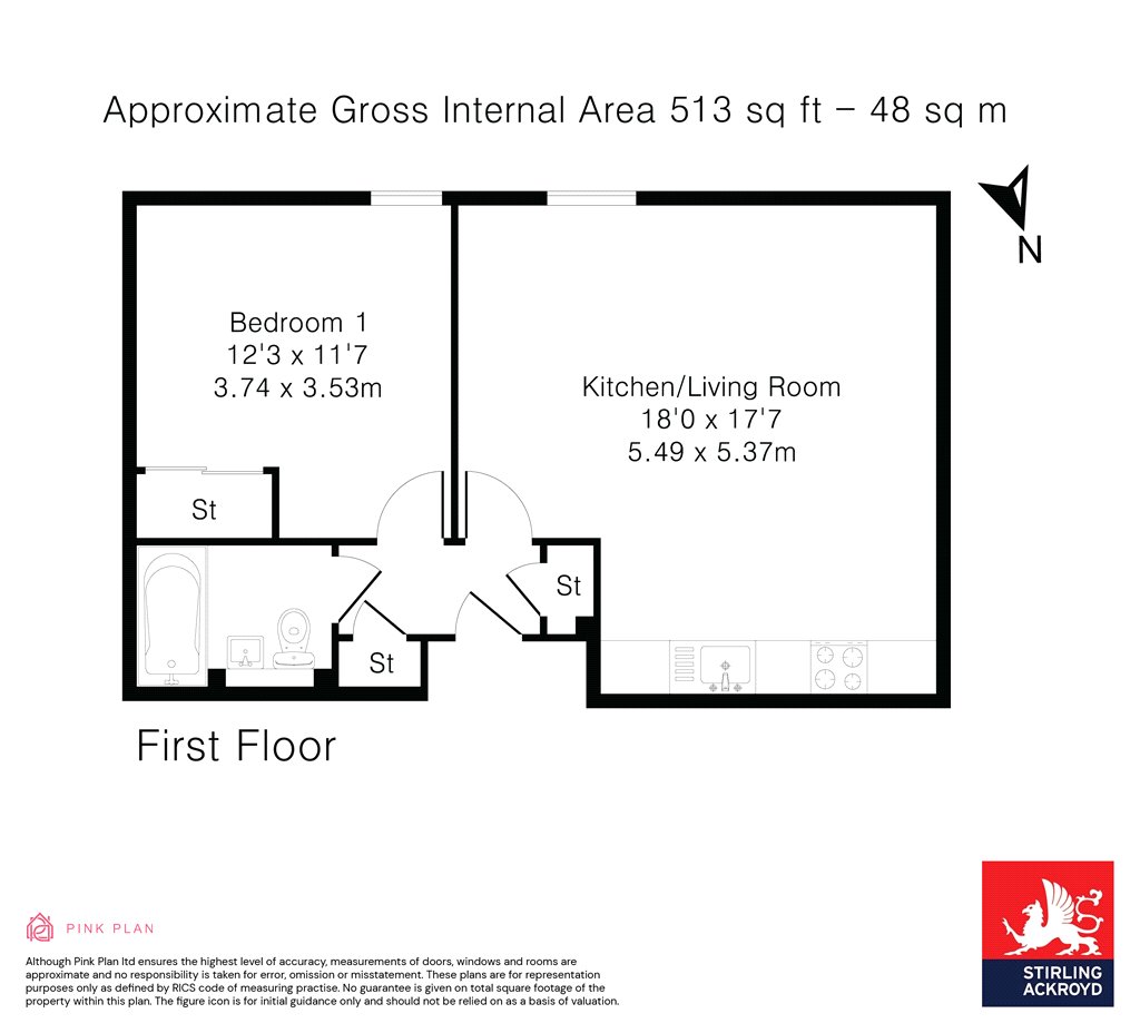 Flat 3, 12, Bermondsey Square, London floorplan