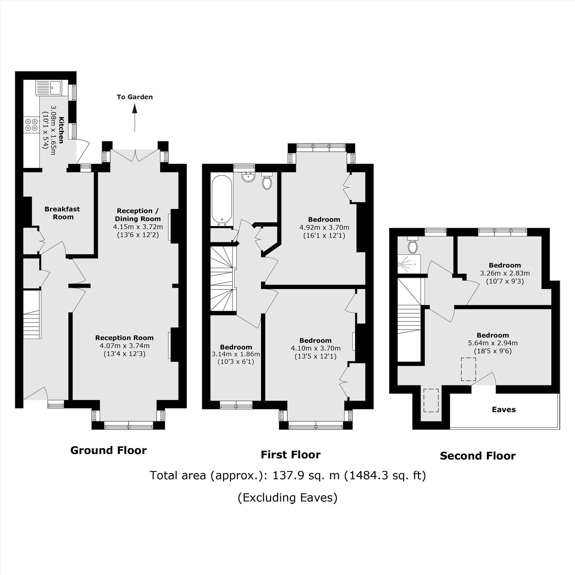 13, Mervyn Road, London floorplan