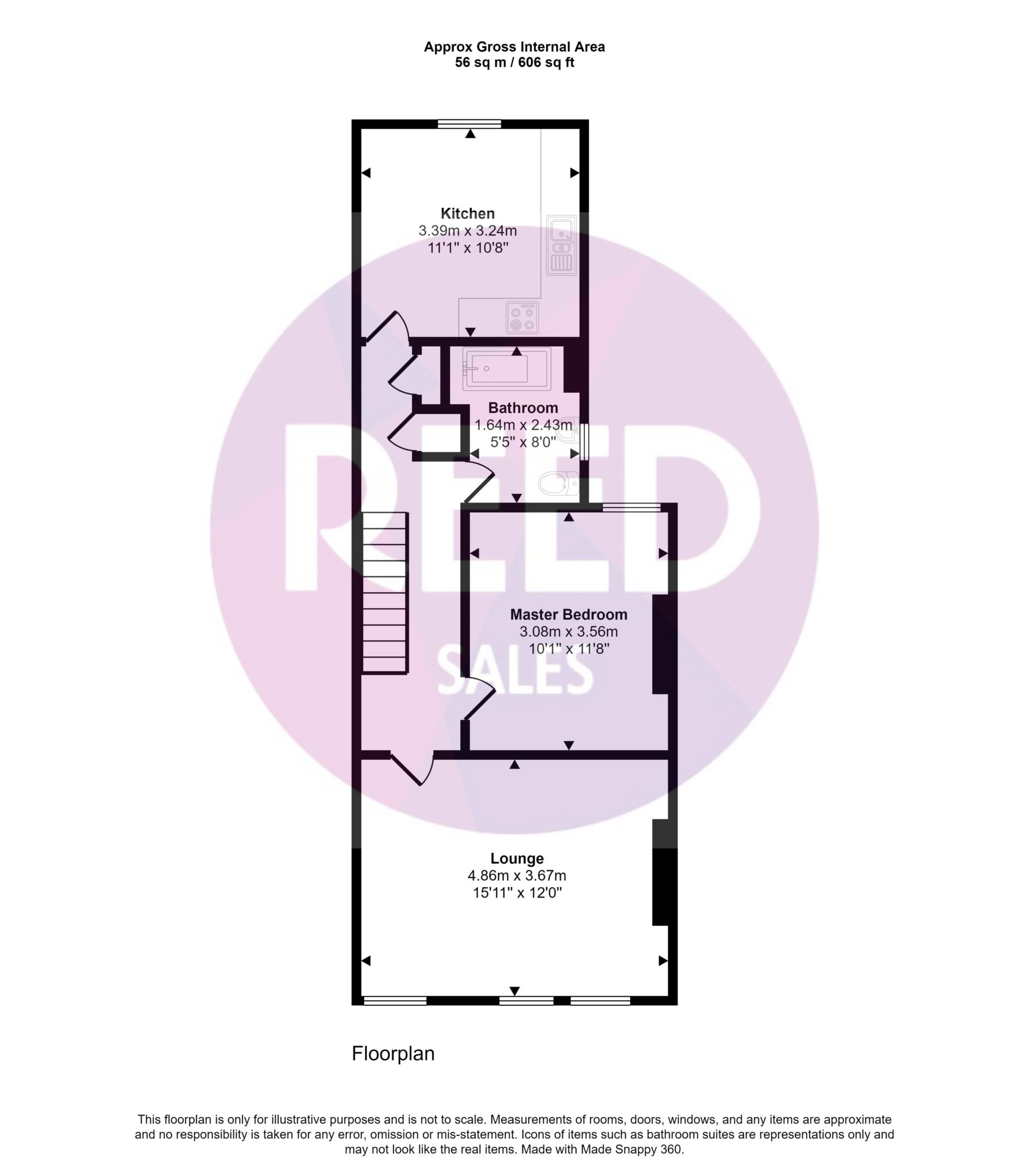 55a, Christchurch Road, Southend On Sea floorplan