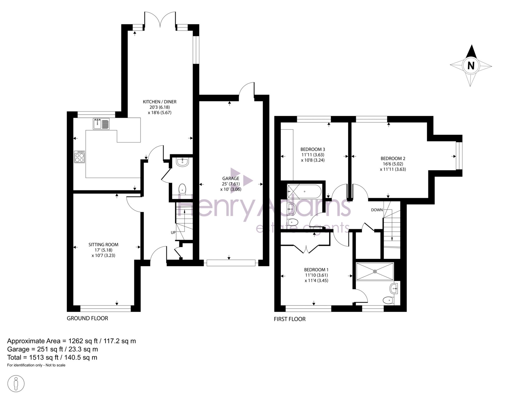 16 Francis Rose Way, Liss floorplan
