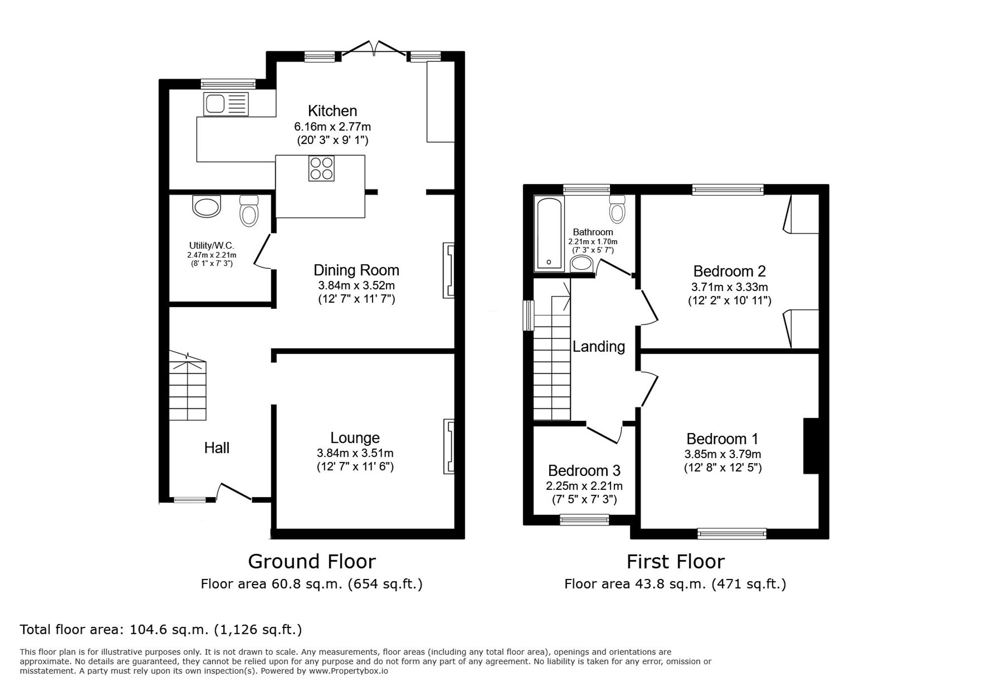 28 Robin Hood Lane, Frodsham floorplan
