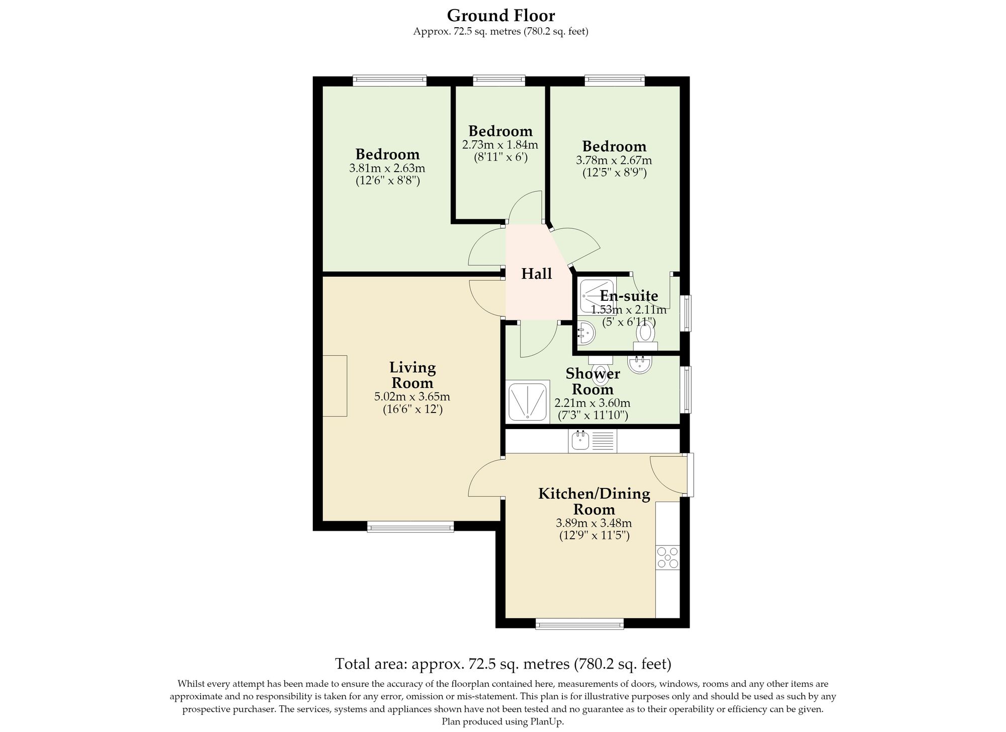 9 The Cobbleways, Great Yarmouth floorplan