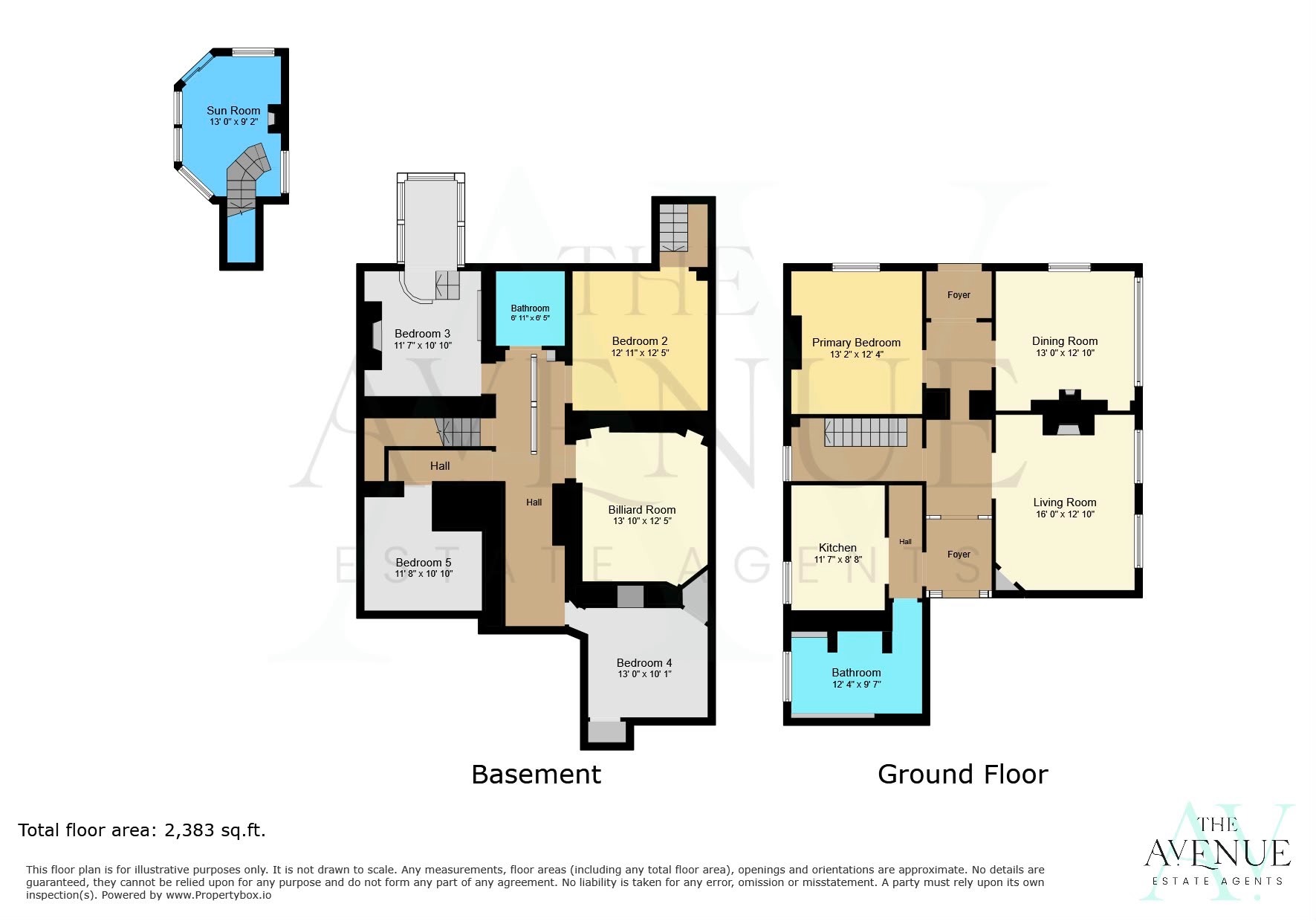 Flat 1, Rutland Court, Matlock floorplan