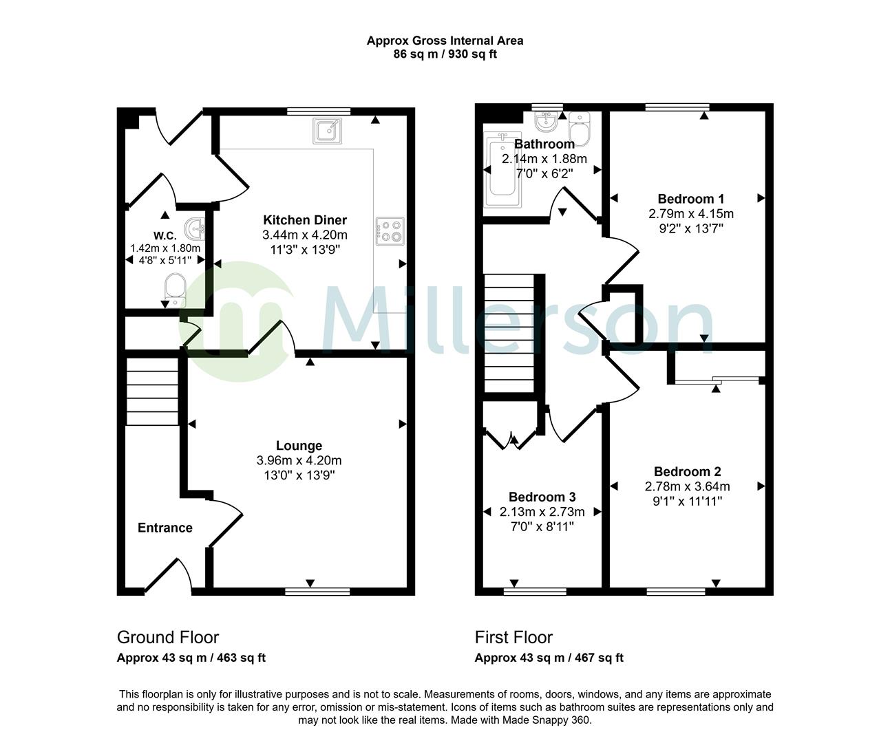 4, Alexanders Avenue, St Austell floorplan