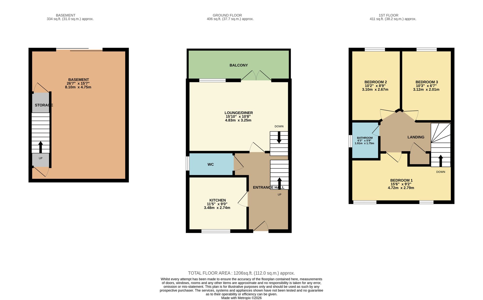 20, Weir Close, Tyldesley floorplan