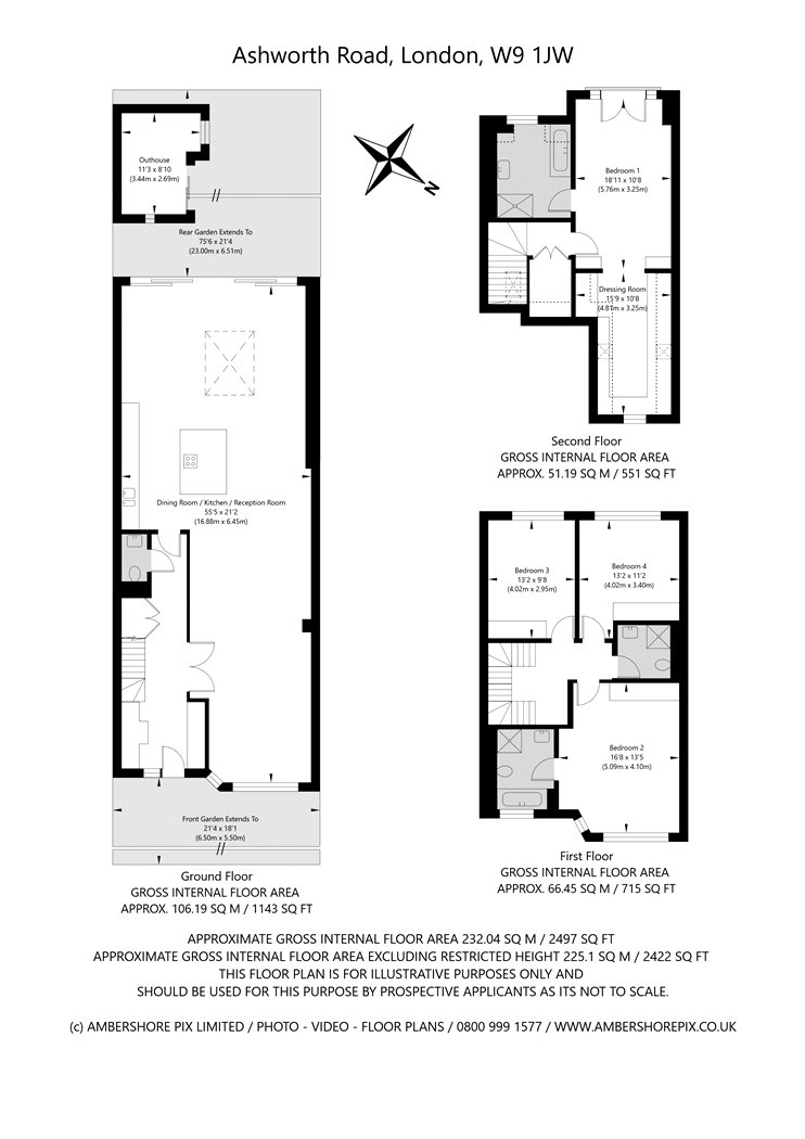 21, Ashworth Road, London floorplan