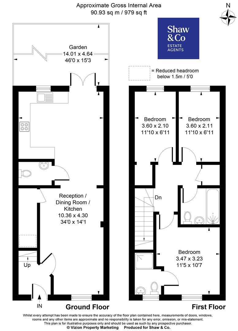 12, Field Road, Feltham floorplan