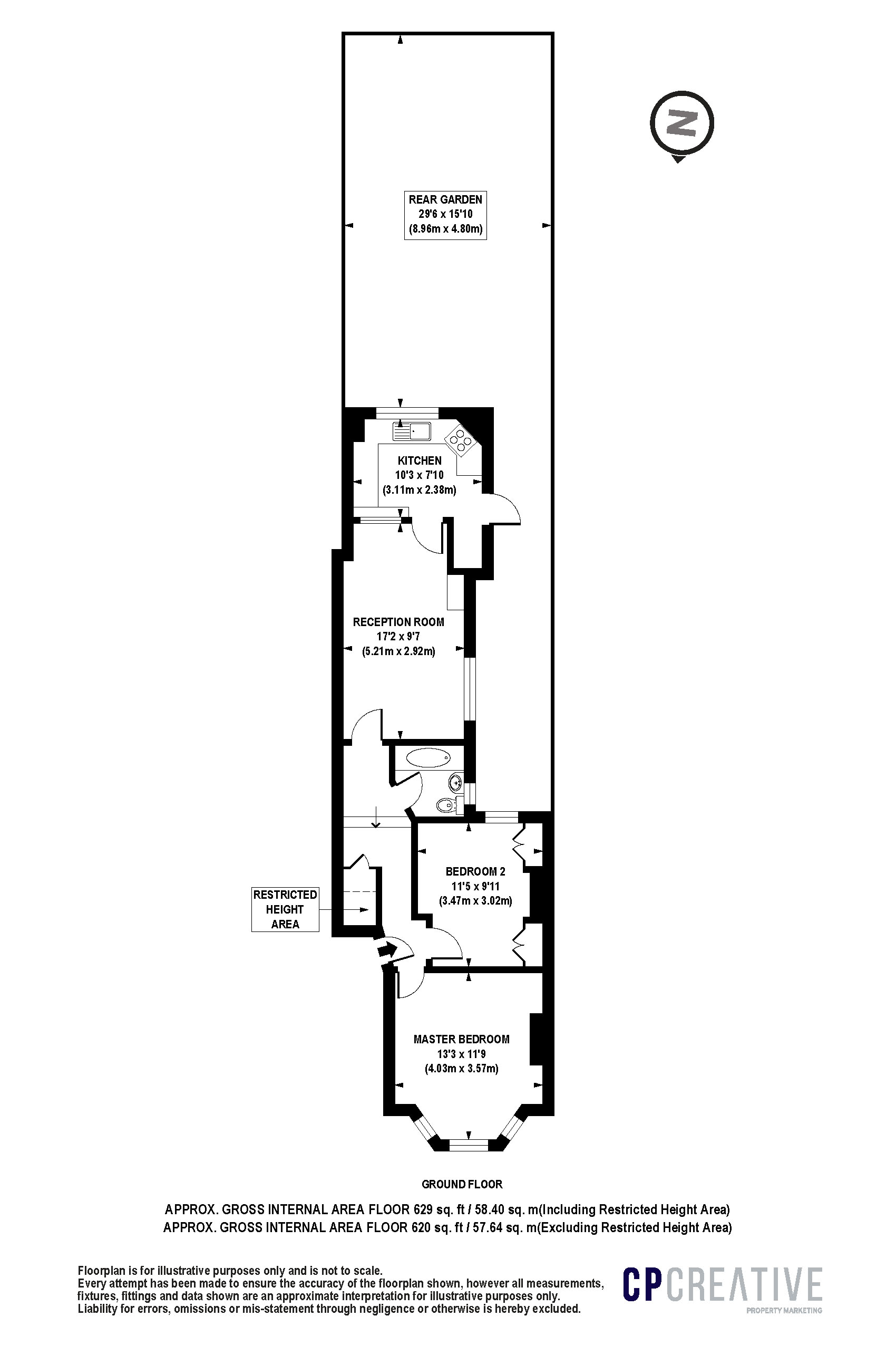 2 Bedrooms Flat to rent in Walberswick Street, London SW8