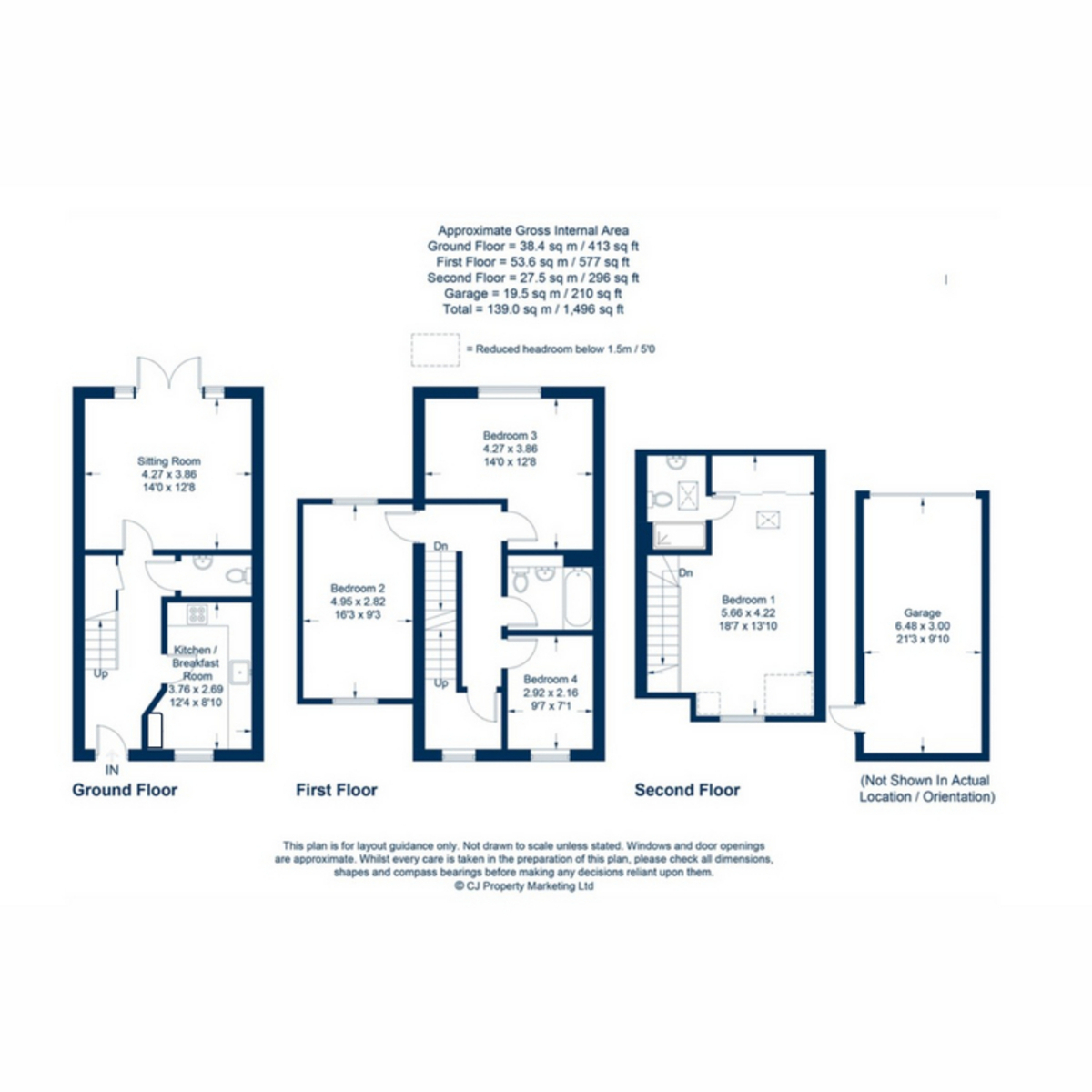 6, Marjoram Way, Didcot floorplan