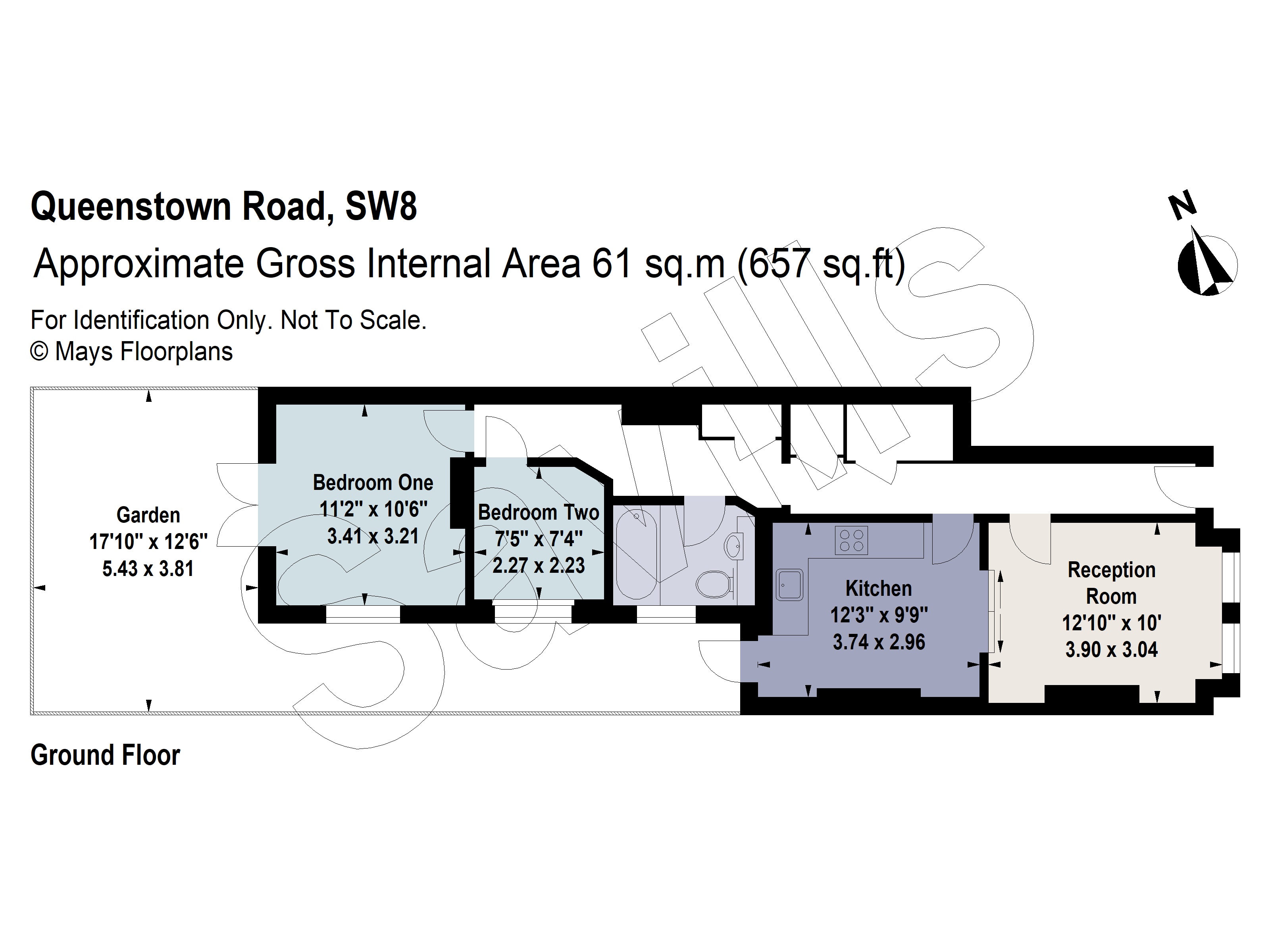 Queenstown Road, London floorplan