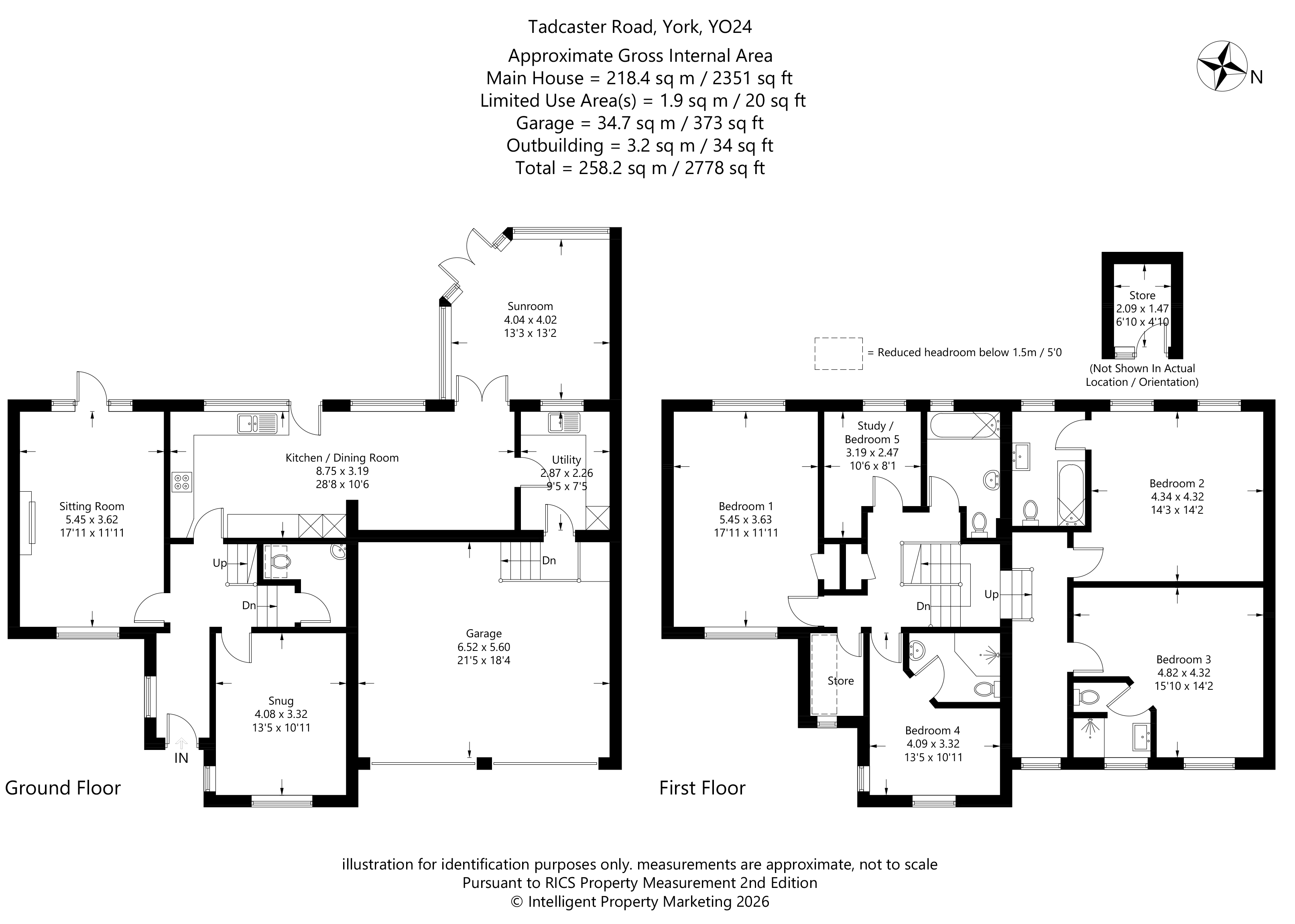 Tadcaster Road, North Yorkshire floorplan
