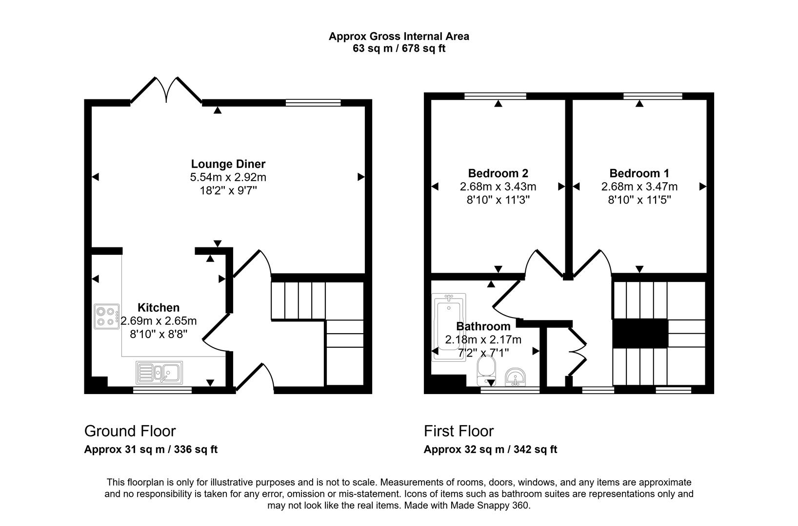 14, Kings Court, Narberth floorplan